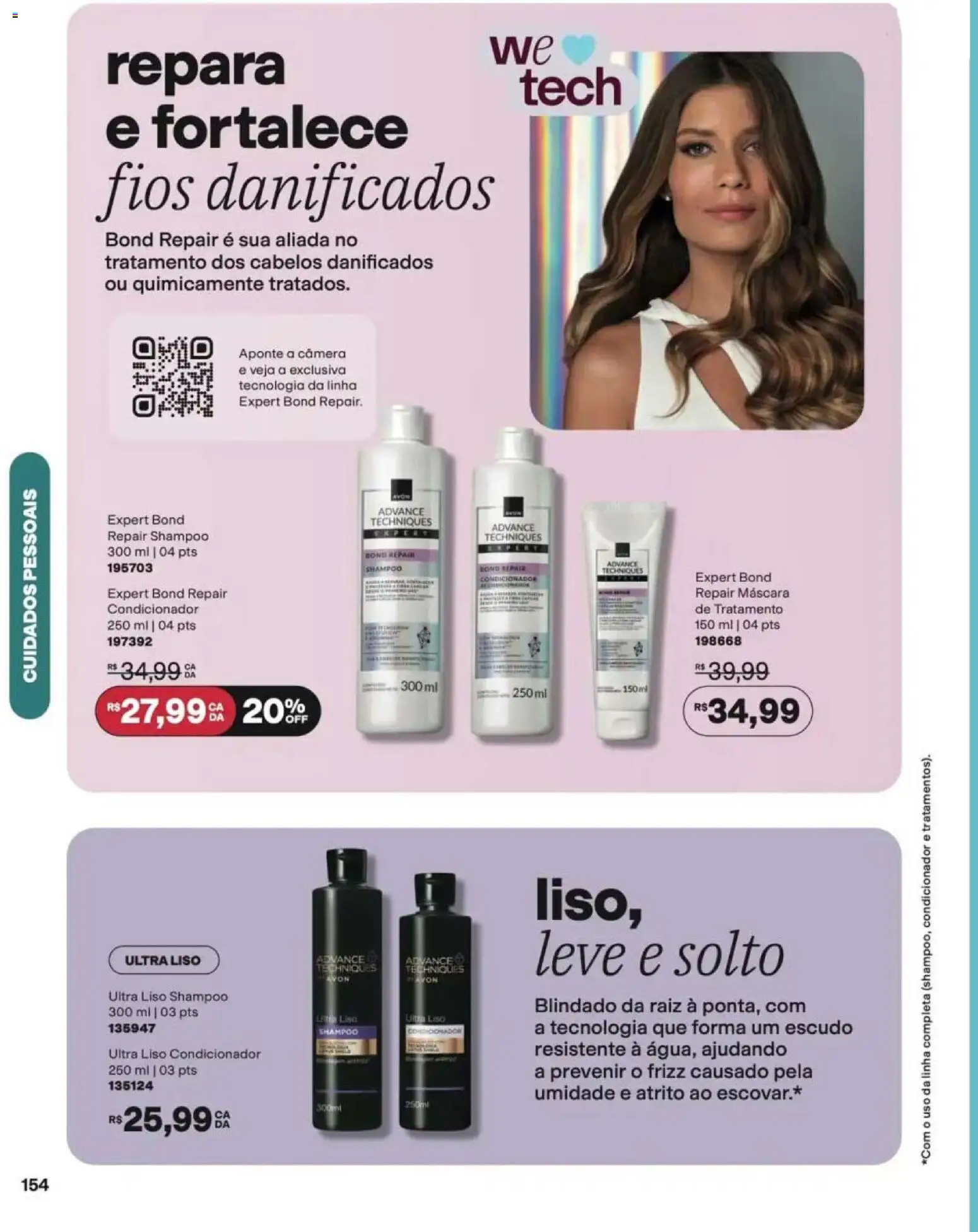 Avon Folheto - válido de 12/10/2026 | Página: 156 | Produtos: Shampoo, Condicionador, Câmera