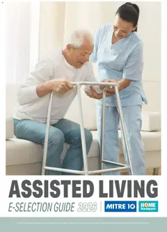 Preview of Mitre 10 Assisted Living E Selection guide 2026 - valid from 24/10/2026