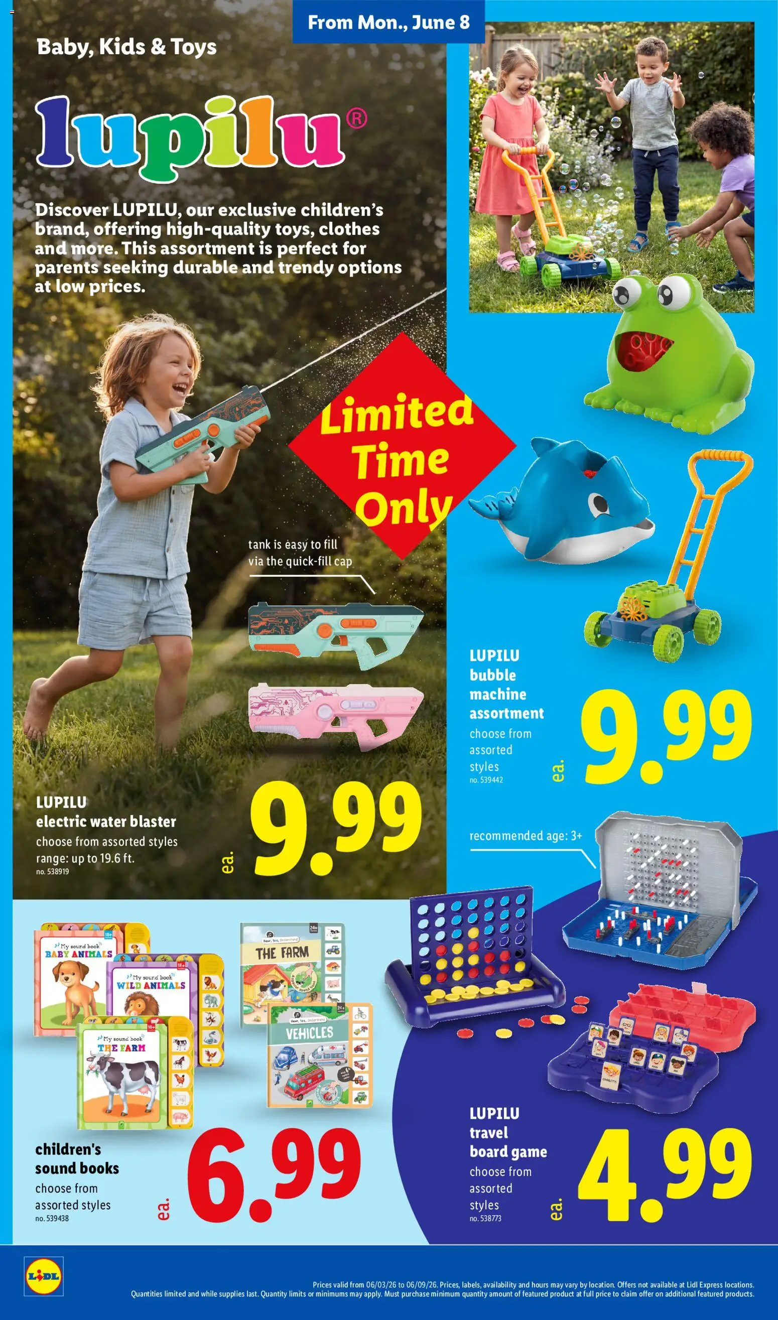 Lidl Weekly Ad - valid from 03.06.2026 | Page: 34 | Products: Clothes, Water, Cap, Game