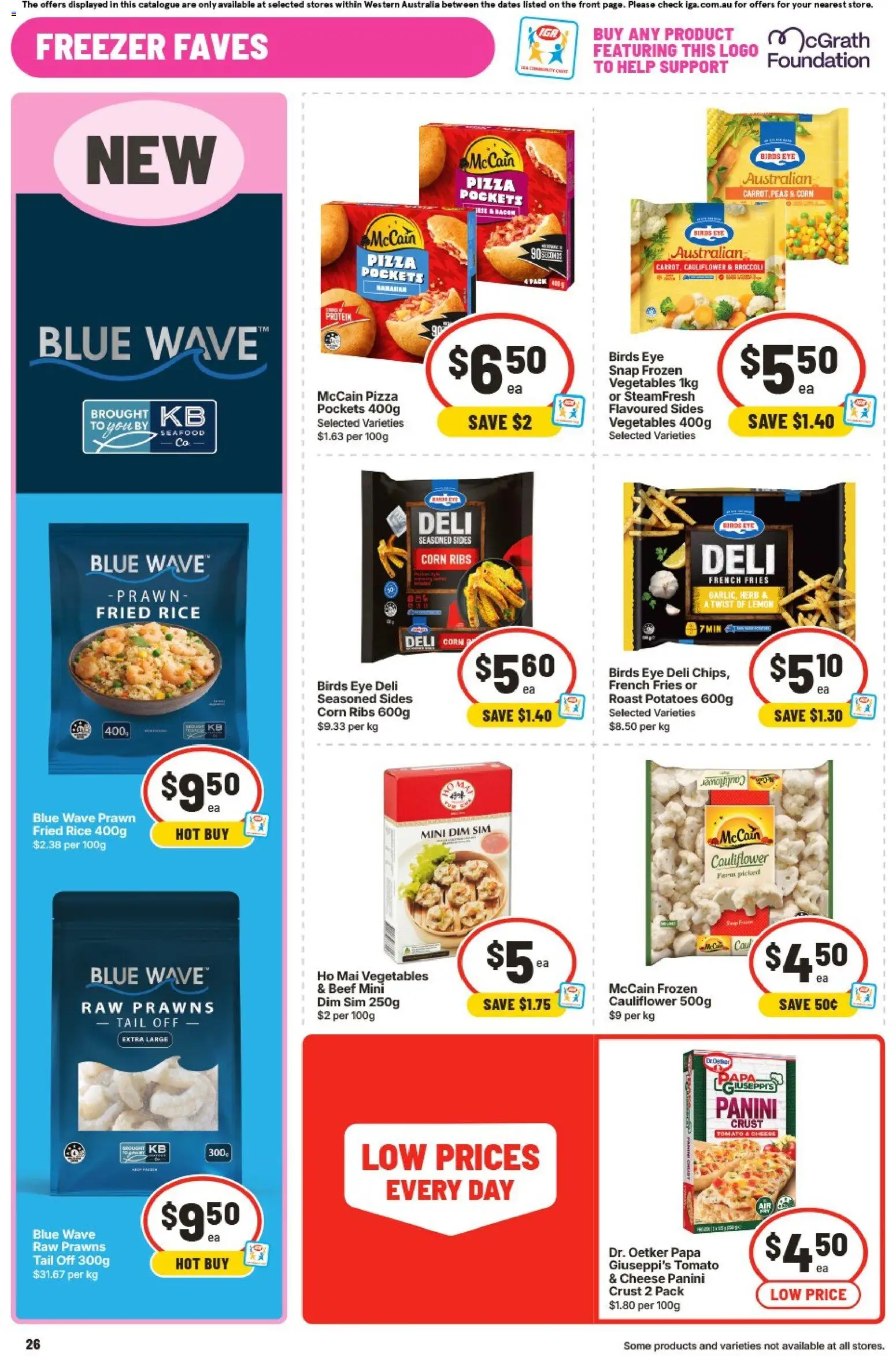 IGA catalogue - valid from 16/09/2026 | Page: 27 | Products: Broccoli, Corn, Protein, Freezer