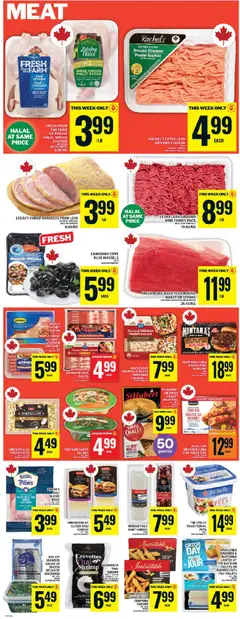 Preview of Food Basics weekly flyer - Cornwall from shop Food Basics valid from 11.06.2026 | Page: 9 | Products: Beef, Pasta, Salad, Cheese