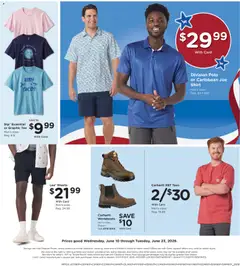 Preview of Fry's Food weekly ads valid from 10.06.2026 | Page: 4 | Products: Fish, Shirt, Shorts