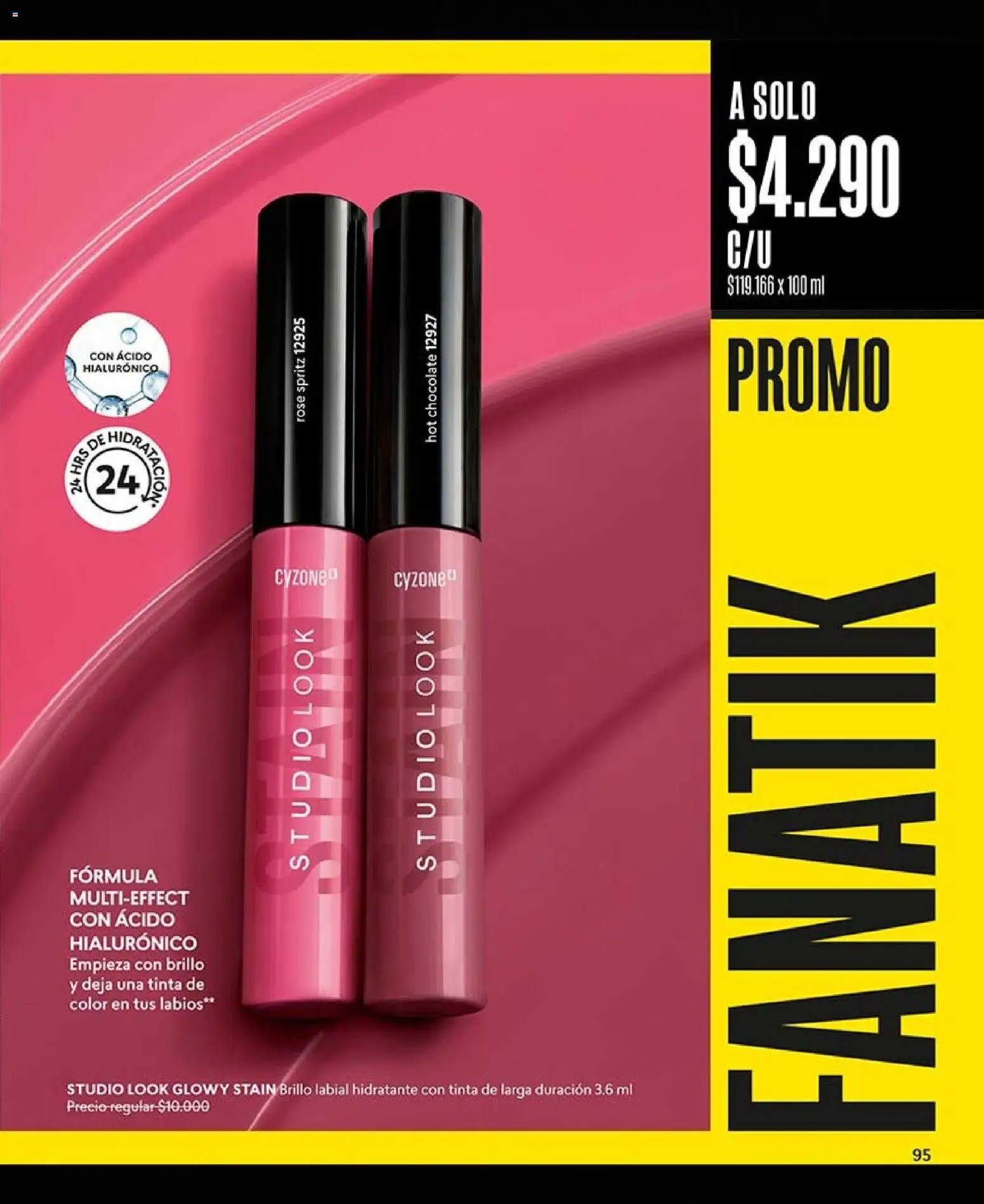 Catálogo CyZone Campaña 15 │ válido desde el 06.09.2026 | Página: 107 | Productos: Brillo, Chocolate, Labial