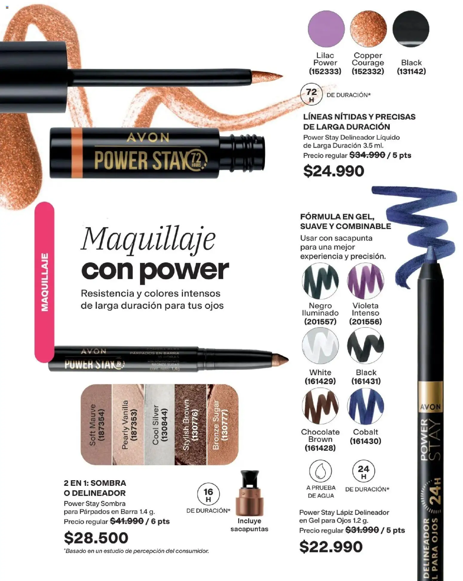 Avon revista - valida desde el 01.09.2026 | Página: 55 | Productos: Agua, Maquillaje, Sombra, Chocolate
