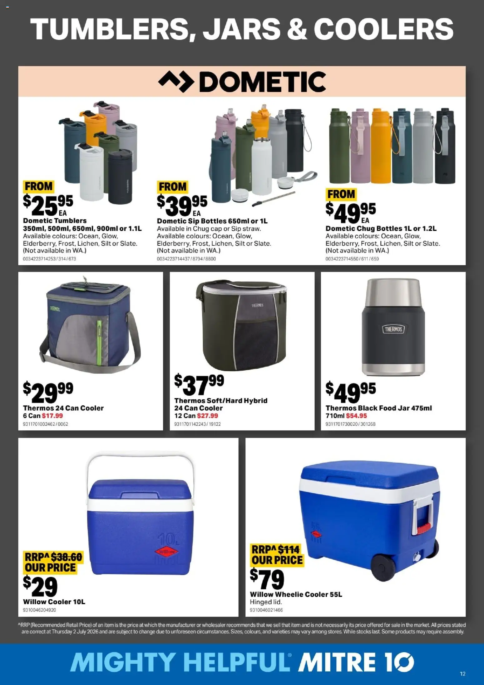 Mitre 10 catalogue - valid from 12/08/2026 | Page: 12 | Products: Food, Cap