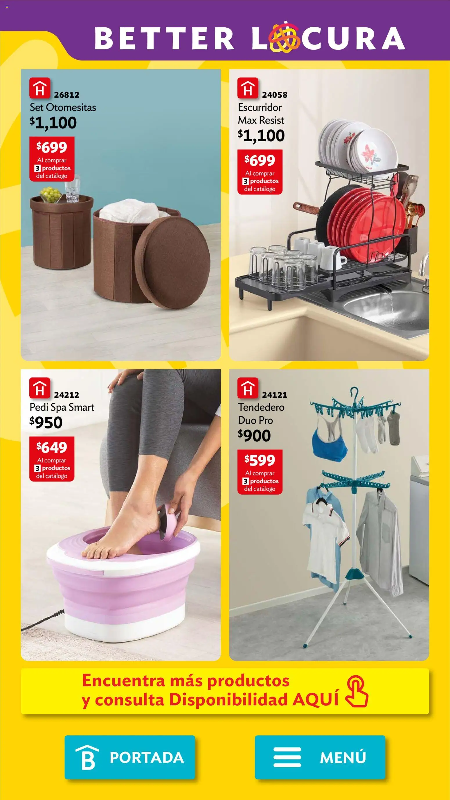 Nuevas ofertas de Betterware válidas en toda la República Mexicana desde el 28/09/2026. ¡Encuentra las mejores ofertas en Betterware campaña 10 2026! | Página: 114