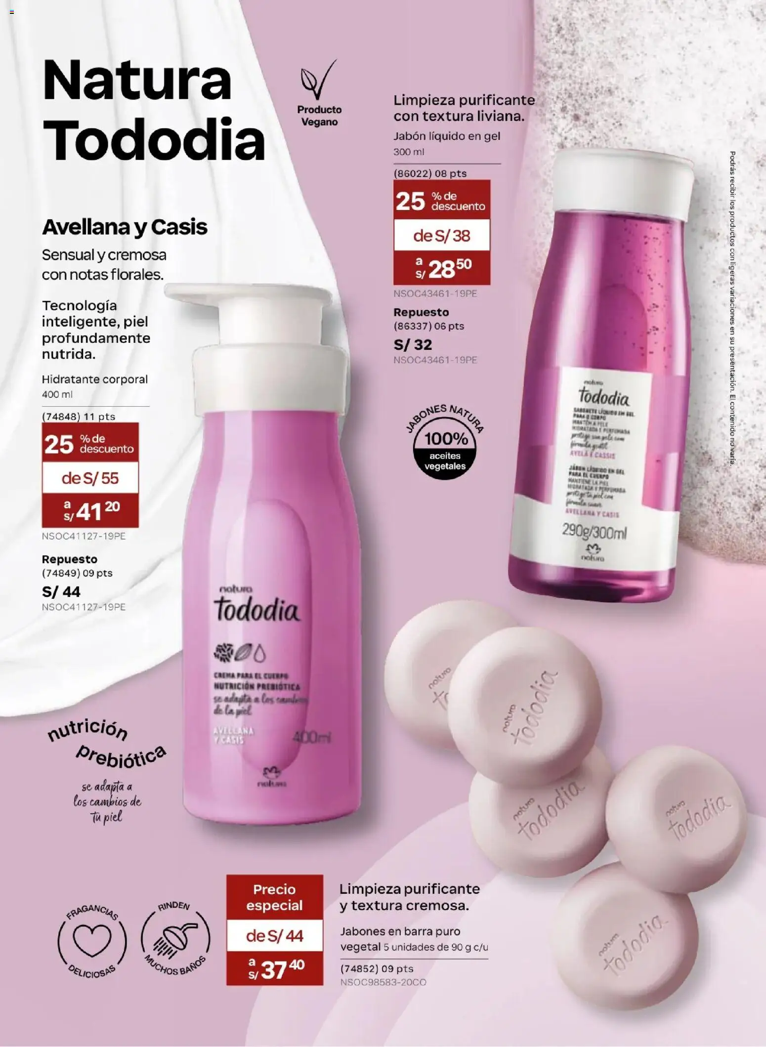 Catálogo Natura válido desde 24.05.2026 | Página: 110 | Productos: Jabón, Crema