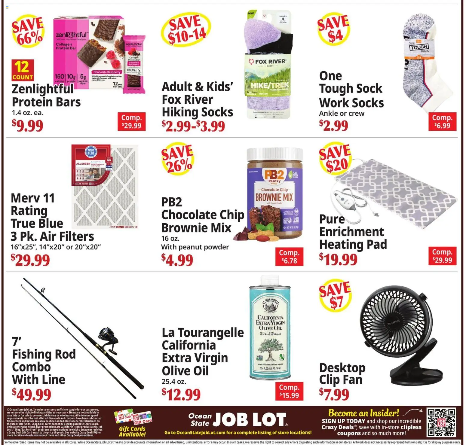 Ocean State Job Lot Coming Attractions - MA - valid from 09/17/2026 | Page: 6 | Products: Protein, Socks, Rod, Fan