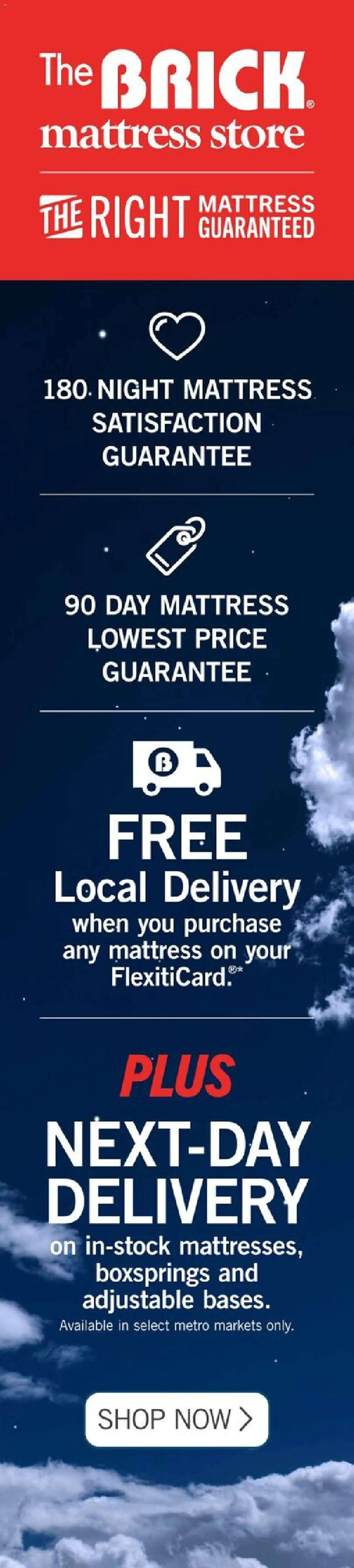 The Brick flyer valid from Aug 13, 2026 | Page: 9 | Products: Mattress