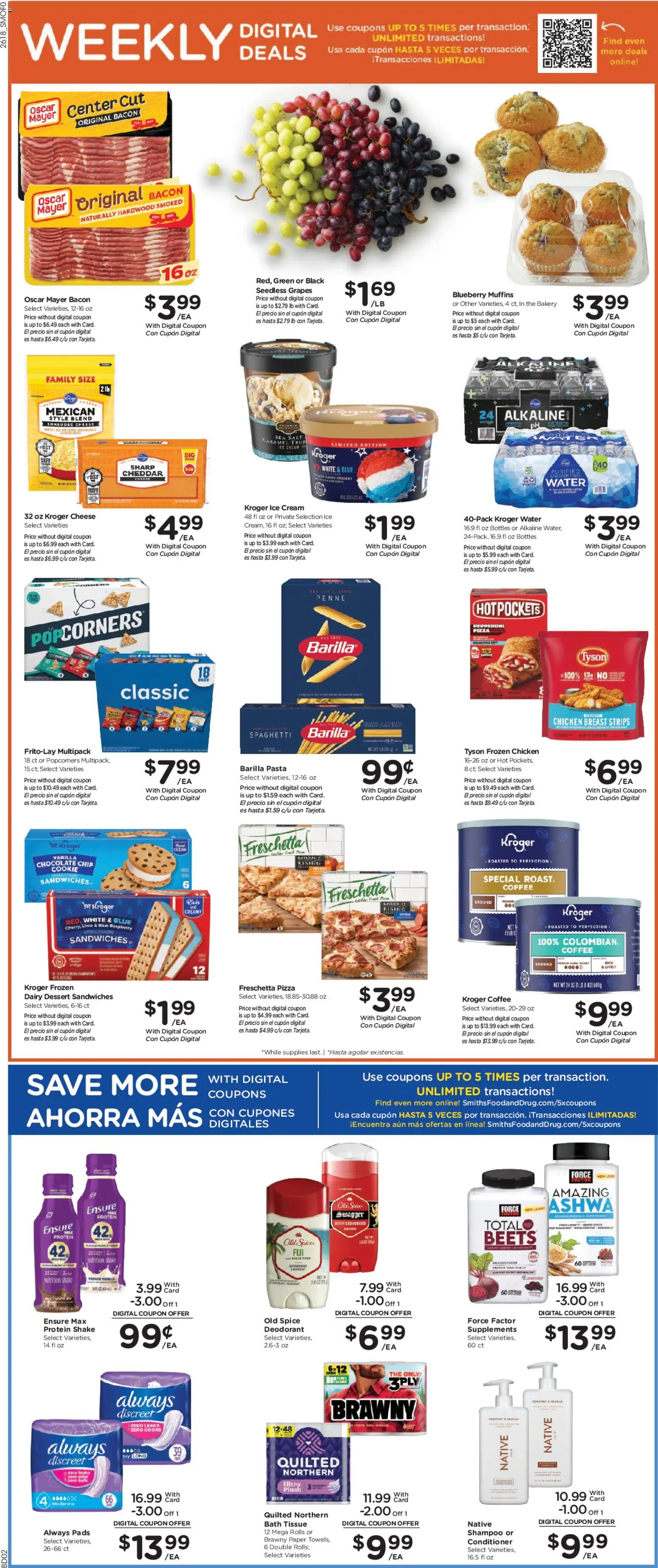Smith's Weekly Ad - valid from 03.06.2026 | Page: 2 | Products: Conditioner, Ice cream, Salt, Lime