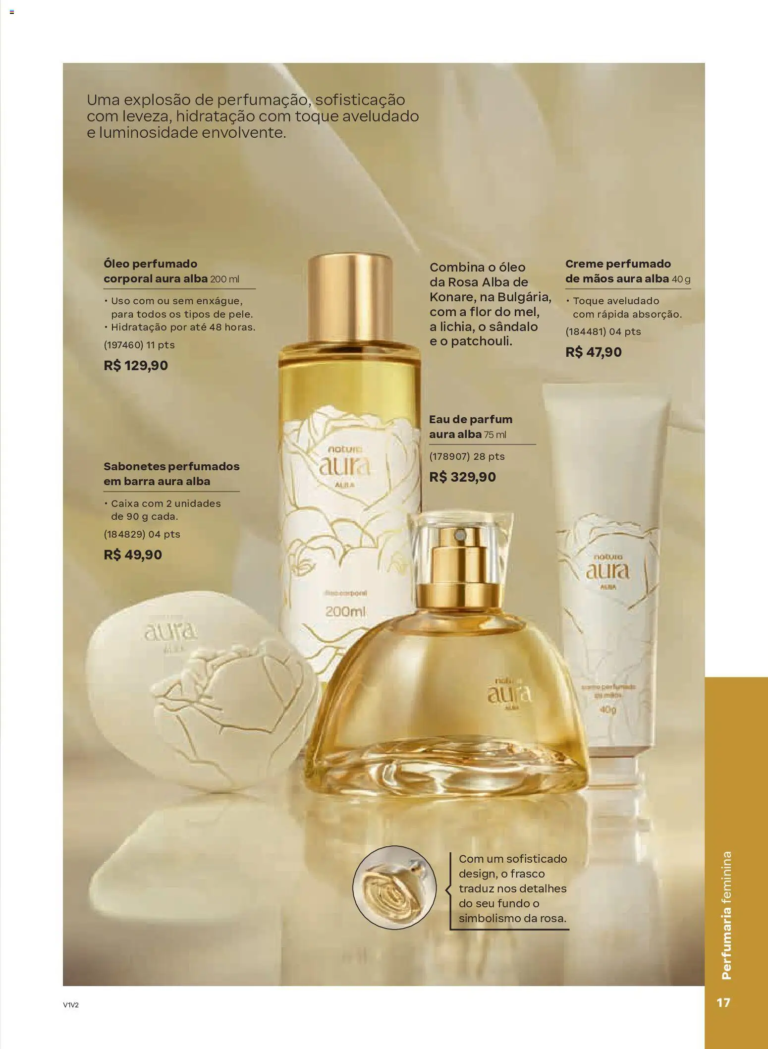 Natura Folheto - válido de 19.02.2026 | Página: 17 | Produtos: Caixa, Óleo, Creme