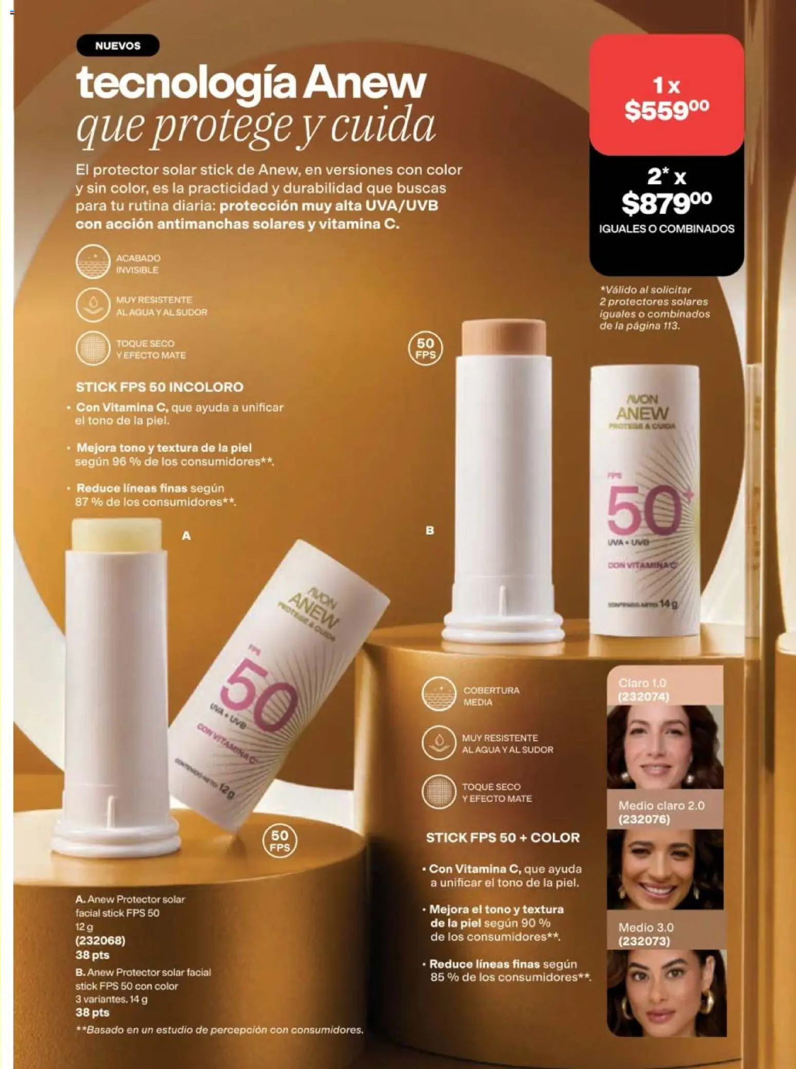Nuevas ofertas de AVON válidas en toda la República Mexicana desde el 06/11/2026. ¡Encuentra las mejores ofertas en AVON campaña 17 2026! | Página: 109