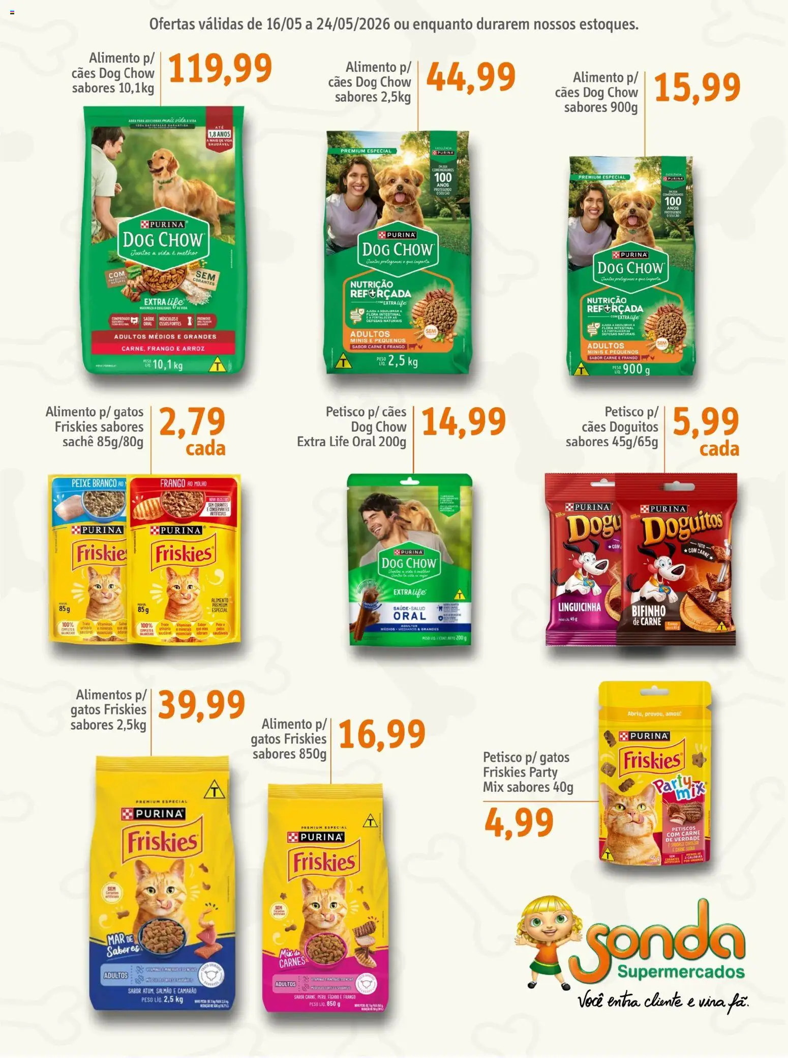 Sonda Folheto - válido de 16.05.2026 | Página: 5 | Produtos: Salmão, Peixe, Carne, Frango