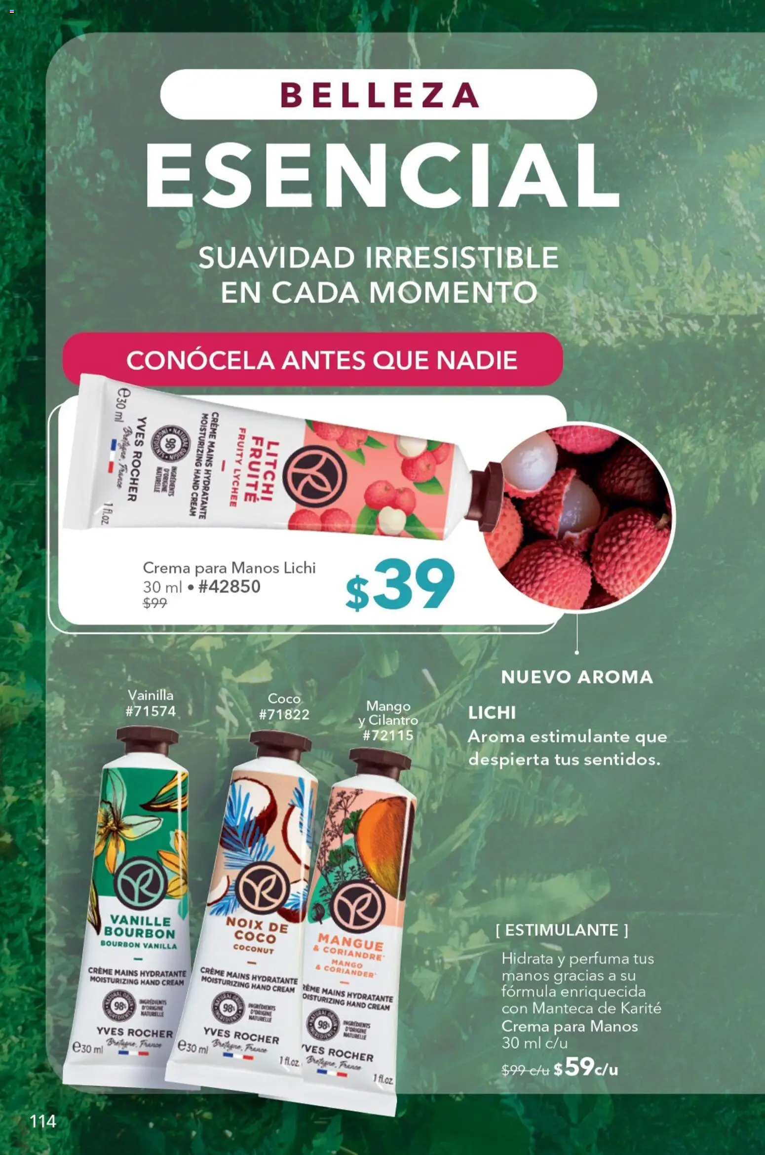 Nuevas ofertas de Yves Rocher válidas en toda la República Mexicana desde el 15/09/2026. ¡Encuentra las mejores ofertas en Yves Rocher campaña 13 2026! | Página: 118