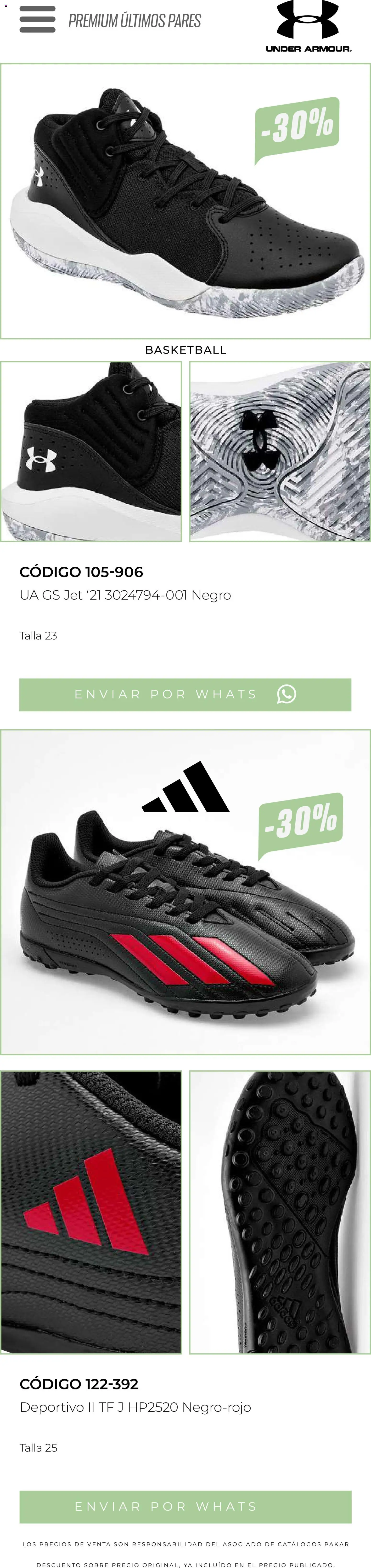 Nuevas ofertas de SC Pakar válidas en toda la República Mexicana desde el 13.03.2026. ¡Encuentra las mejores ofertas en SC Pakar catálogo Últimos pares premium ! | Página: 89