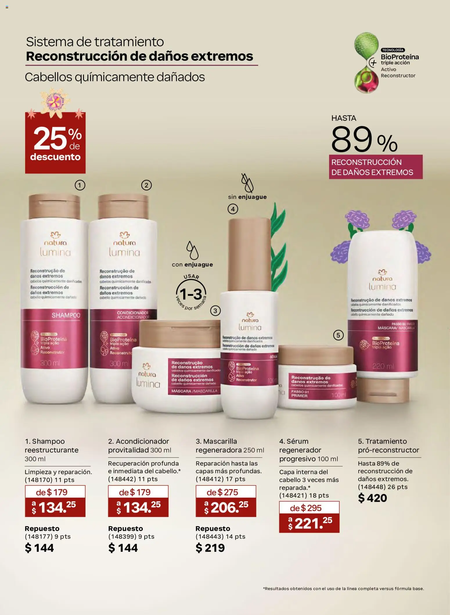 Nuevas ofertas de Natura válidas en toda la República Mexicana desde el 02/10/2026. ¡Encuentra las mejores ofertas en Natura campaña  15 2026! | Página: 134 | Productos: Serum, Máscara, Mascarilla, Acondicionador