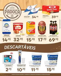 Mercadão Atacadista ofertas Semanal - Pré-Visualização do folheto da loja Mercadão Atacadista, válido de 08/09/2026 | Página: 3 | Produtos: Pratos descartáveis, Queijo, Copos descartáveis, Cream cheese