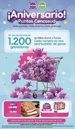 Jumbo catálogo PUNTOS CENCOSUD -  Vista previa de la revista de la tienda Jumbo valido desde el 27/08/2026