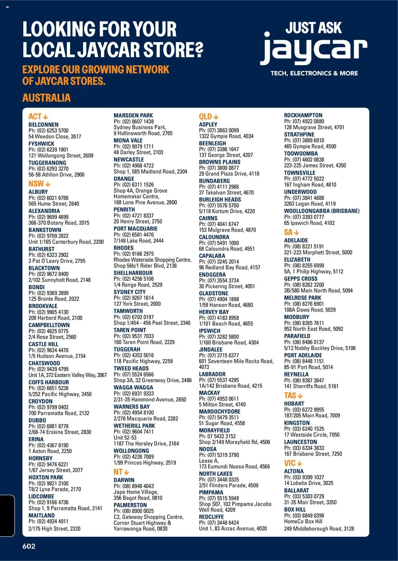 Jaycar catalogue - valid from 09/07/2025 | Page: 602 | Products: Box, Jersey, Peel, Sugar
