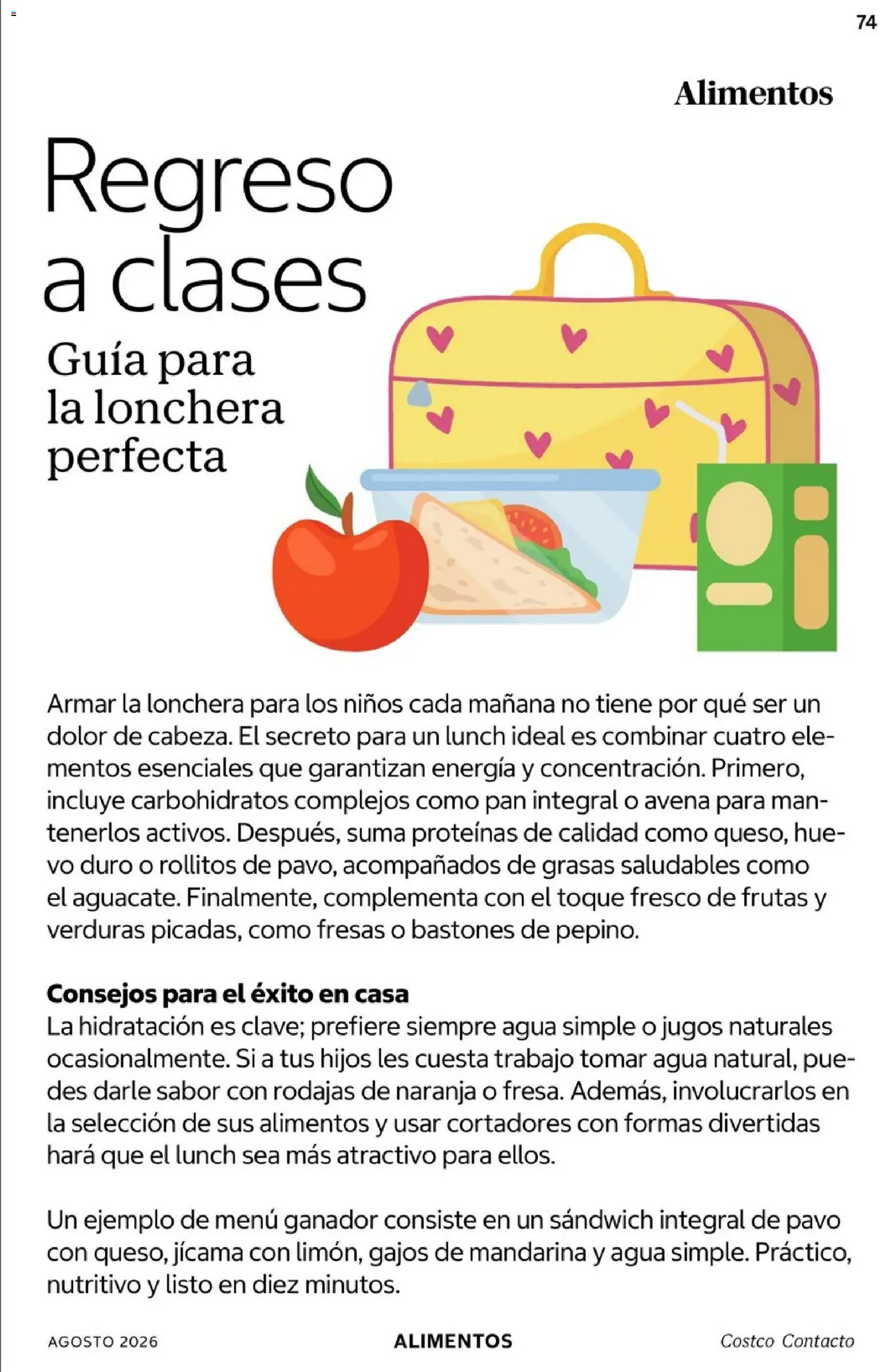 Nuevas ofertas de Costco válidas en toda la República Mexicana desde el 01/08/2026. ¡Encuentra las mejores ofertas en Costco catálogo Agosto! | Página: 74 | Productos: Agua, Pan, Fresas, Verduras