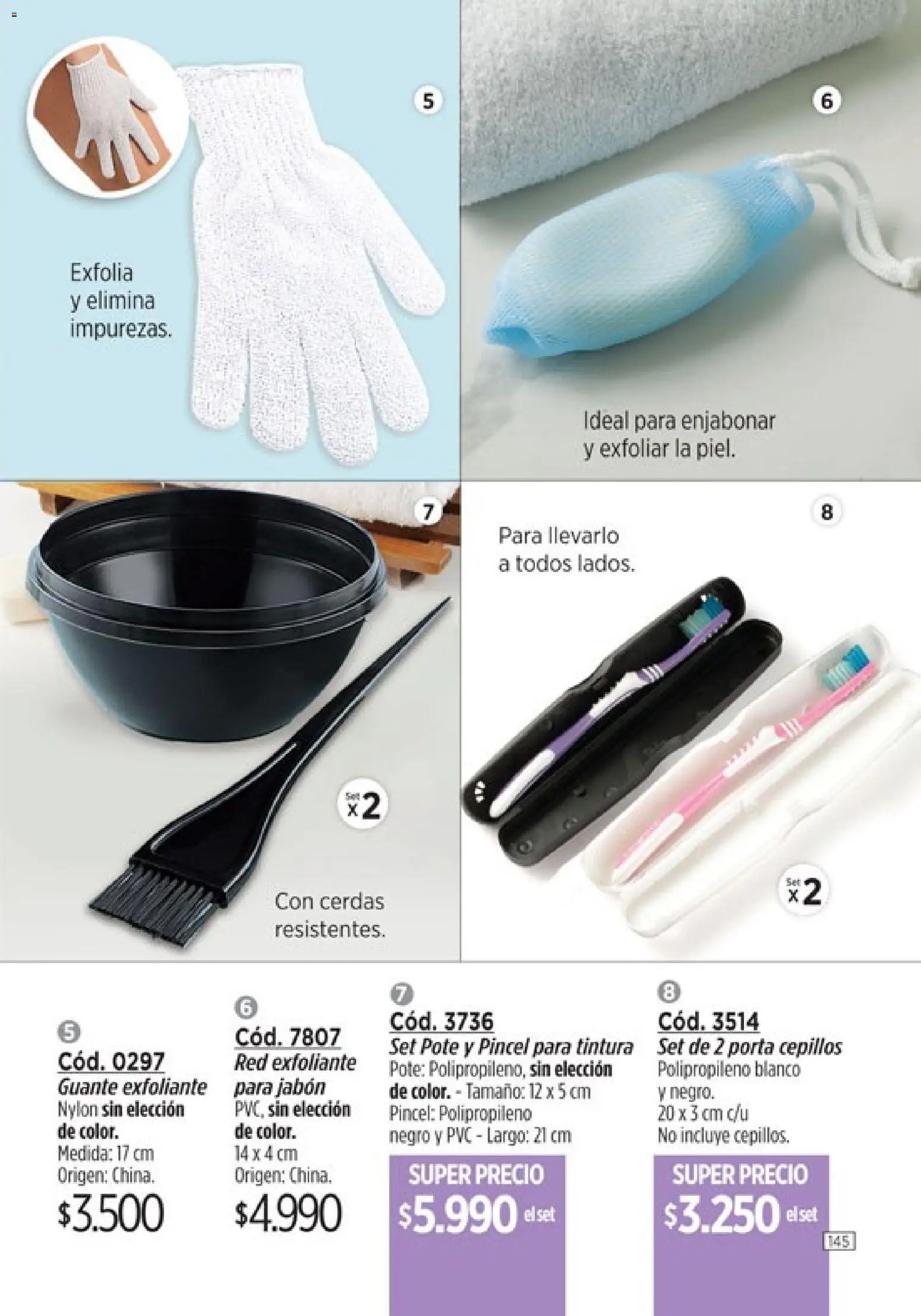 Catálogo Amodil Campaña 2 │ válido desde el 01.02.2026 | Página: 145 | Productos: Guante, Tintura, Jabón, Guante exfoliante