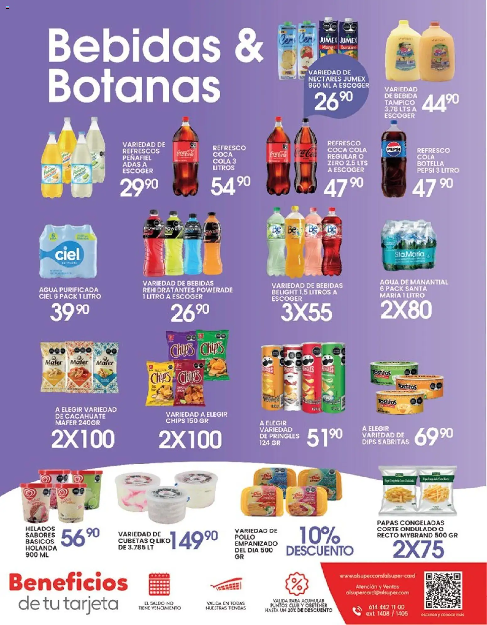 Nuevas ofertas de Alsuper válidas en toda la República Mexicana desde el 05.05.2026. ¡Encuentra las mejores ofertas en Alsuper folleto Chihuahua-Ciudad! | Página: 7 | Productos: Pollo, Refresco, Agua, Botella