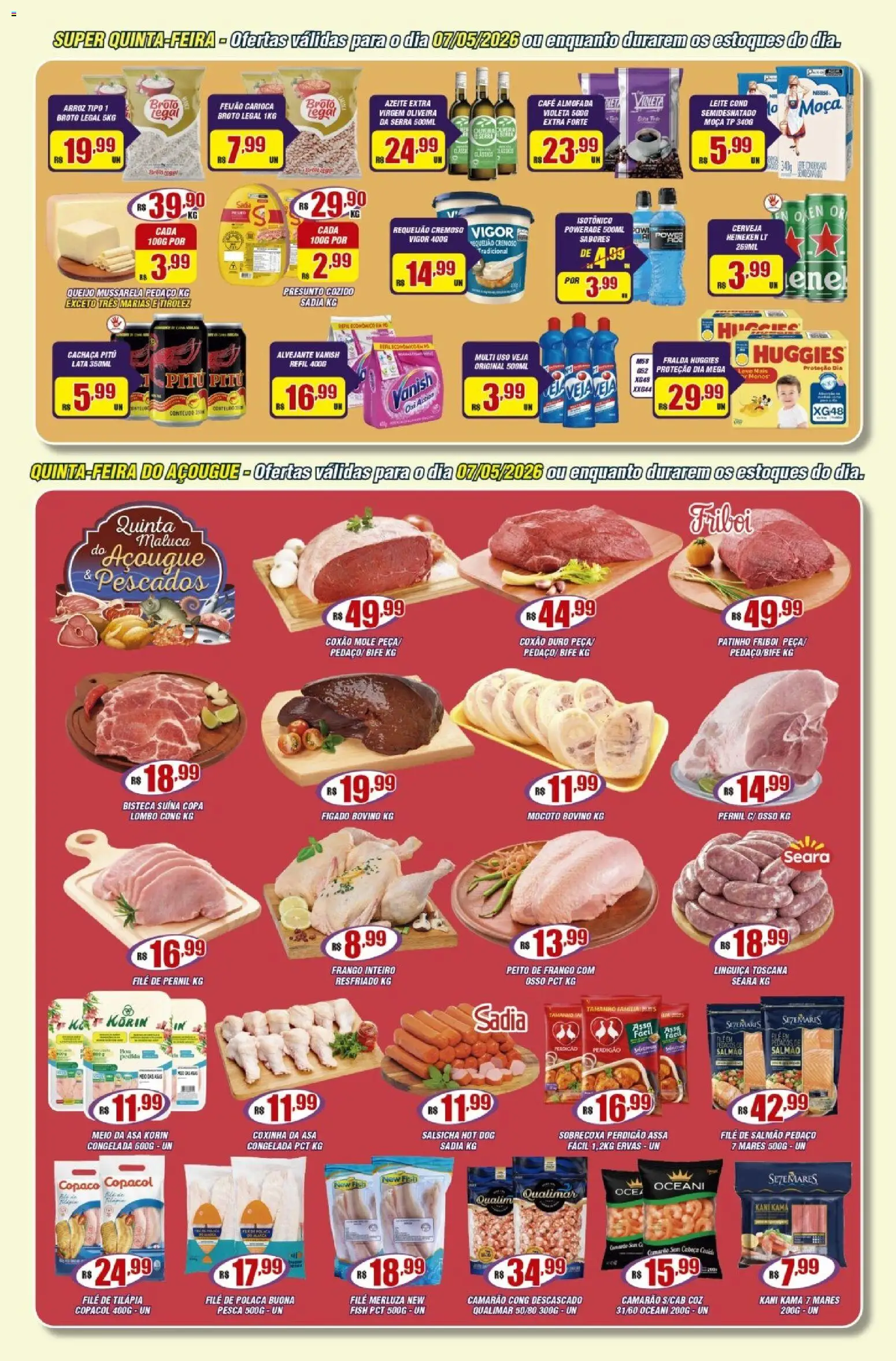 Violeta Supermercados Folheto - válido de 05.05.2026 | Página: 3 | Produtos: Salmão, Lombo, Copa, Mussarela