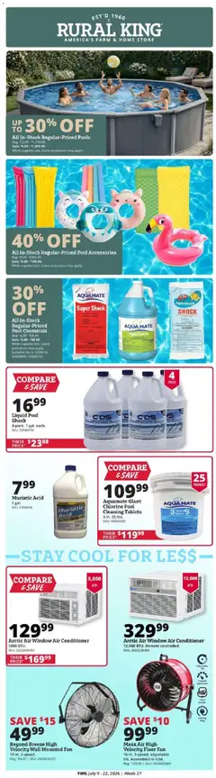 Preview of Rural King weekly ads valid from 07/09/2026