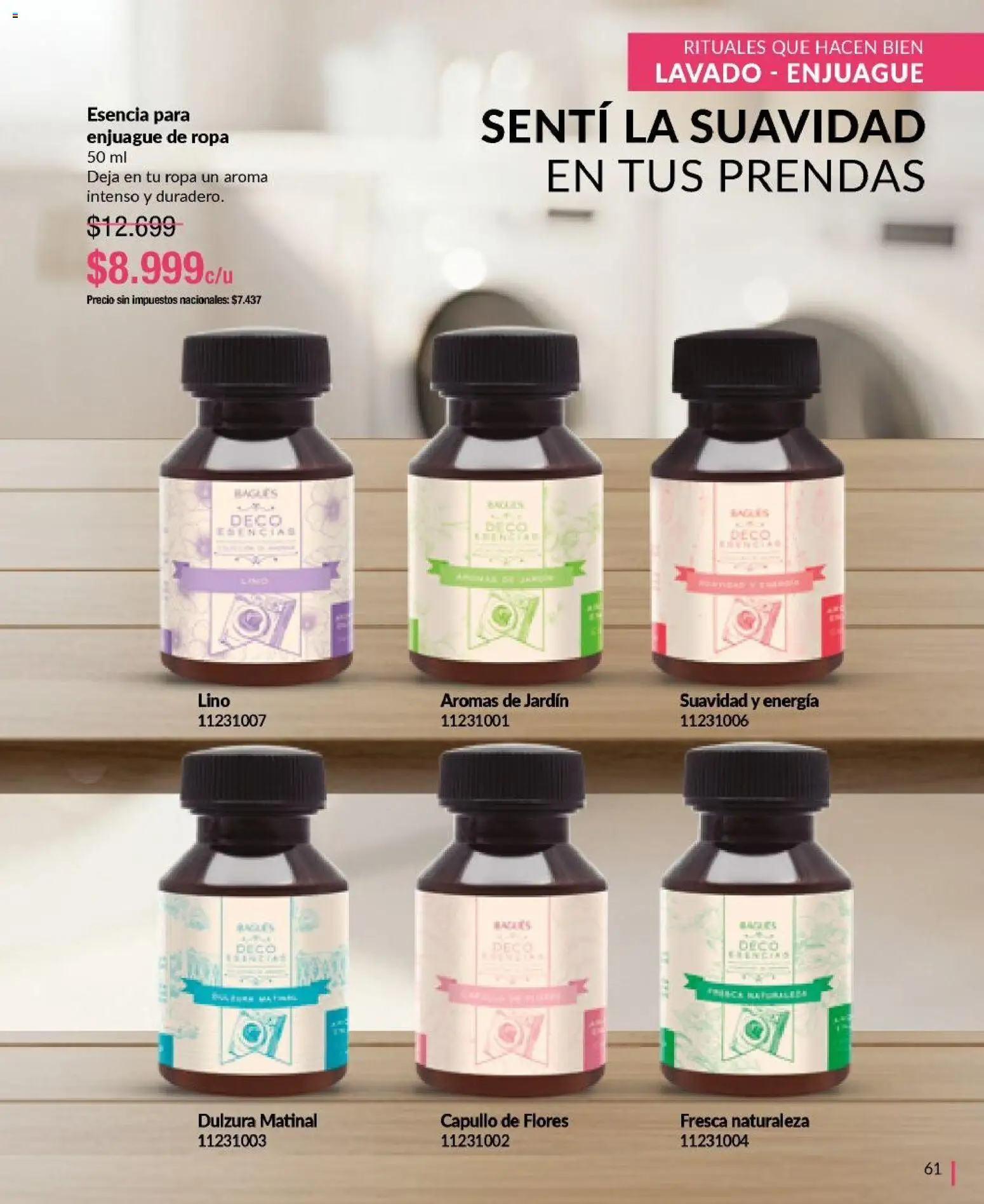 Bagués - Catálogo │ válido desde el 29/06/2026 | Página: 61 | Productos: Ropa, Esencias