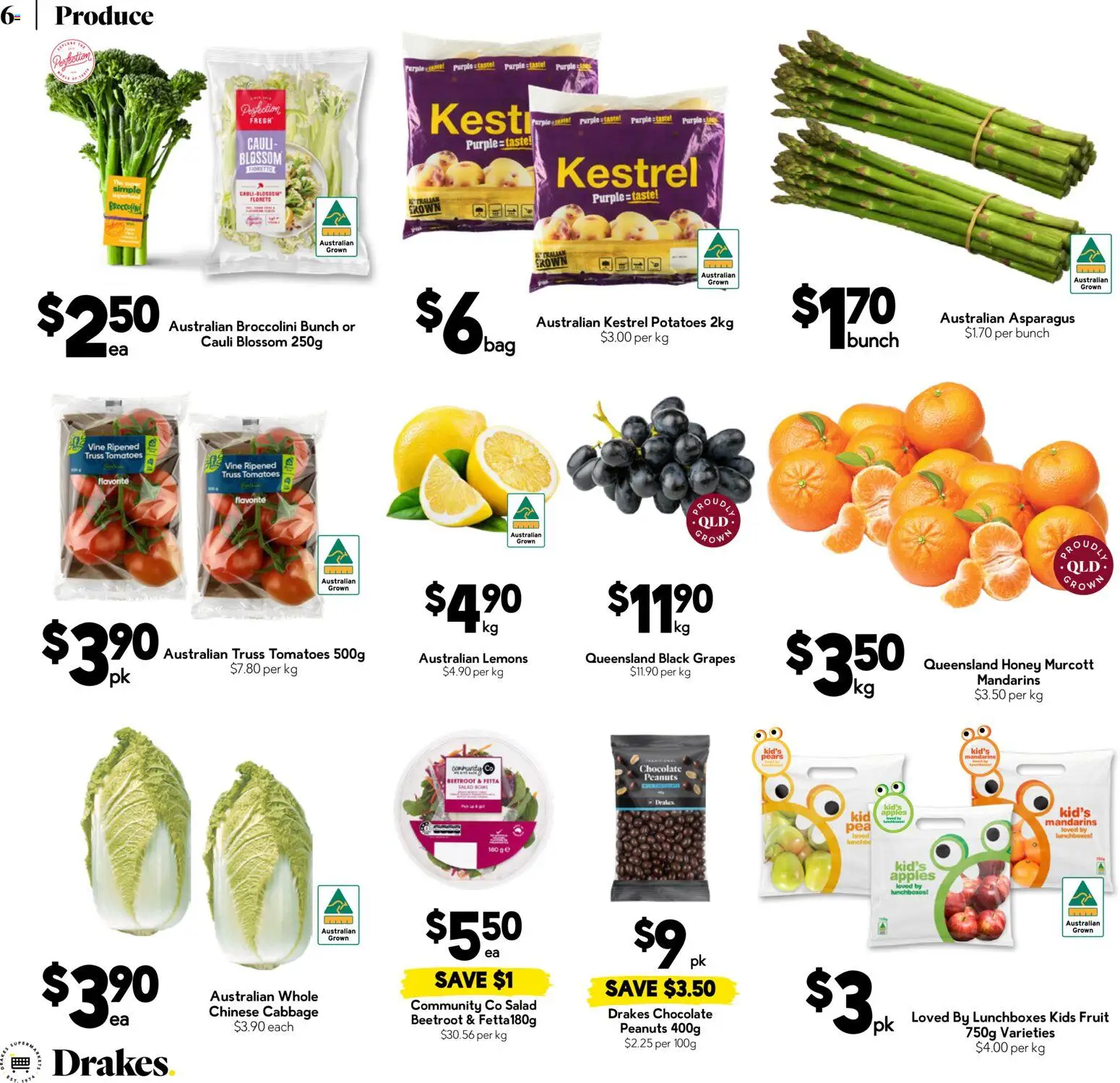 Drakes catalogue - valid from 30/09/2026 | Page: 6 | Products: Apples, Potatoes, Pears, Lemons
