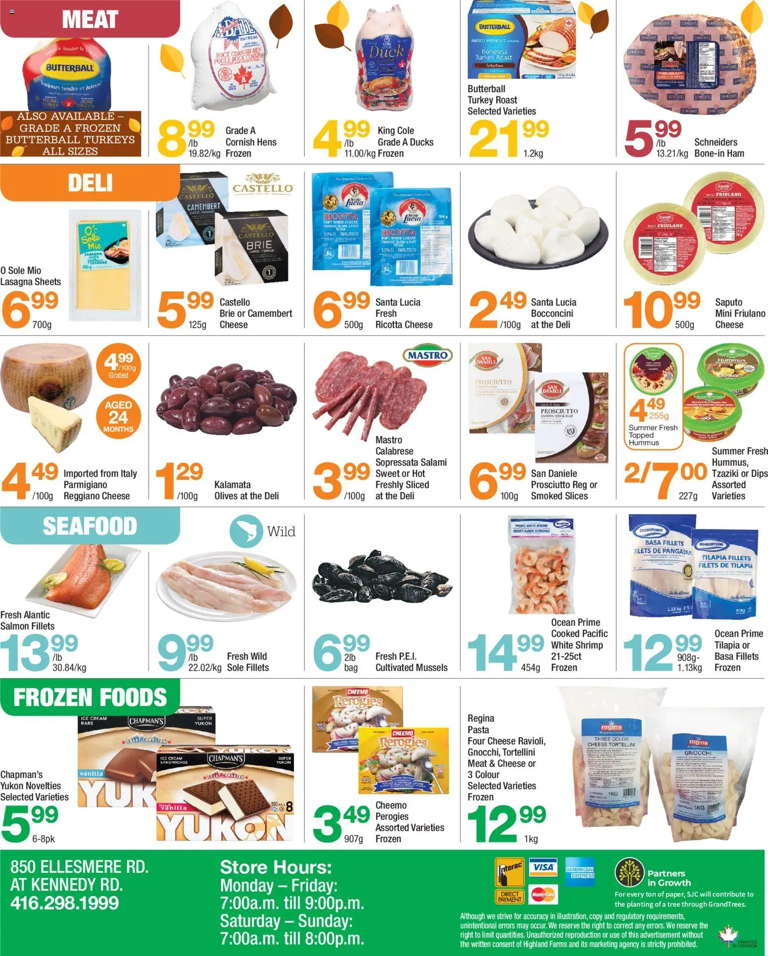 Highland Farms flyer valid from Oct 1, 2026 | Page: 4 | Products: Roast, Camembert, Cheese, Ham