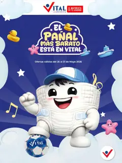 Vista previa Vital - Especial de pañales válido desde el 25.05.2026