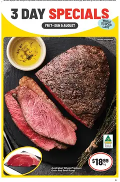 Preview of IGA 3 Day Specials - valid from 07/08/2026