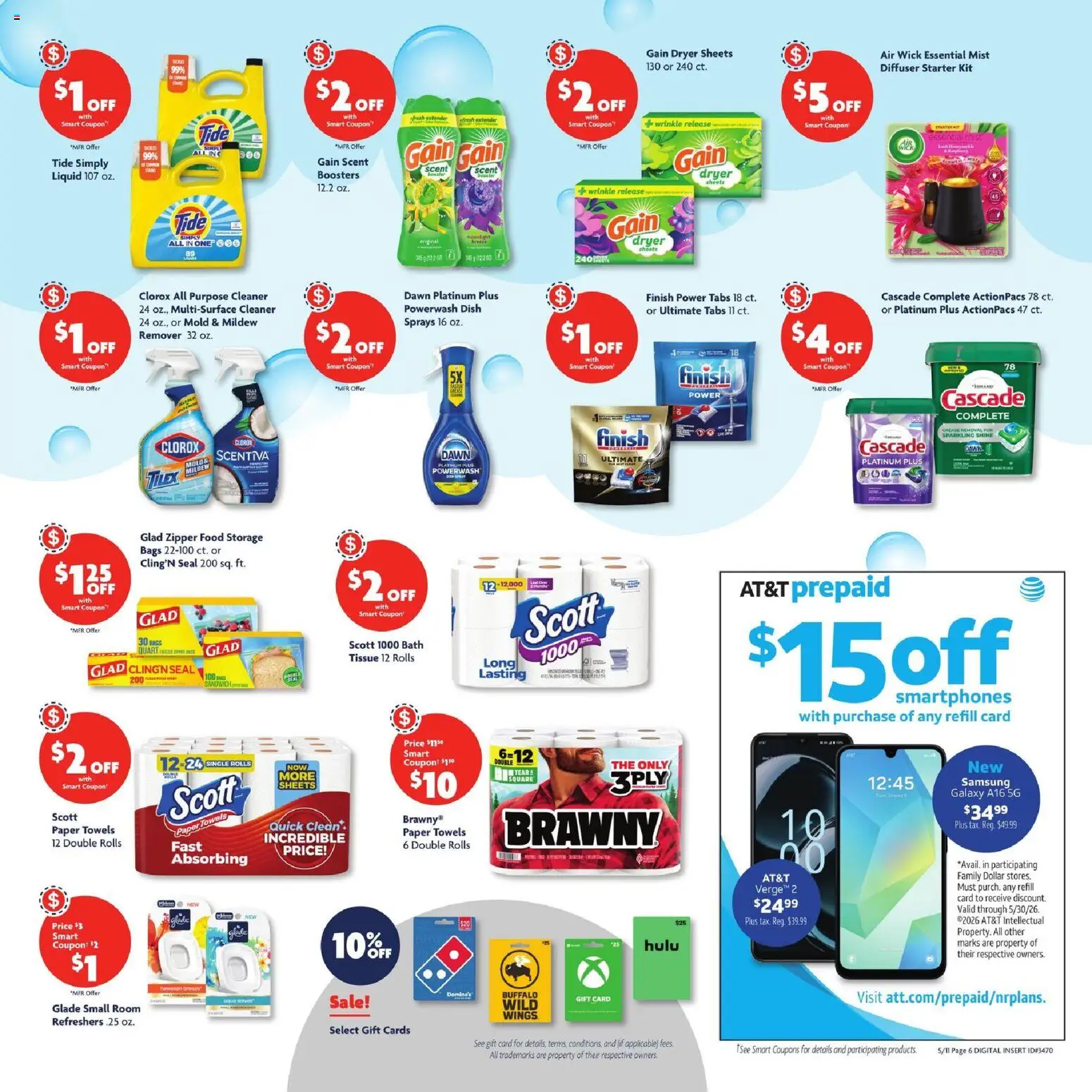 Family Dollar Weekly Ad - valid from 11.05.2026 | Page: 7 | Products: Bath, Starter, Dryer