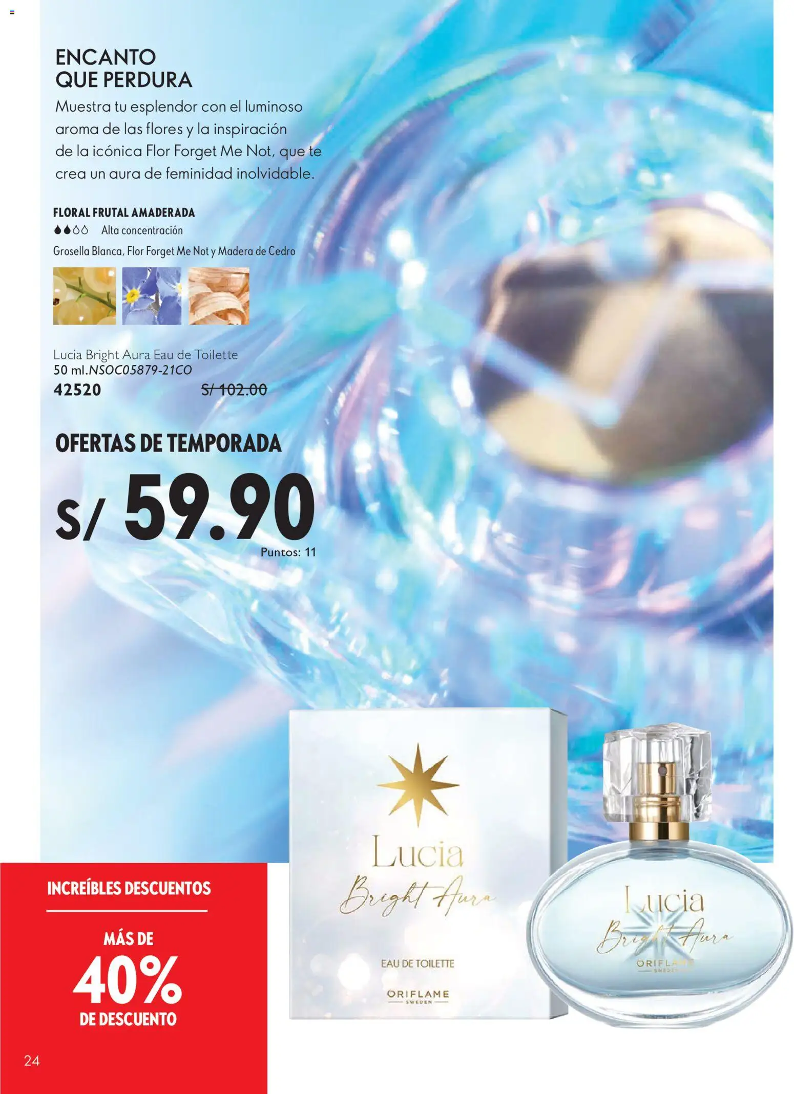 Catálogo Oriflame válido desde 01/08/2026 | Página: 24 | Productos: Té, EAU de Toilette
