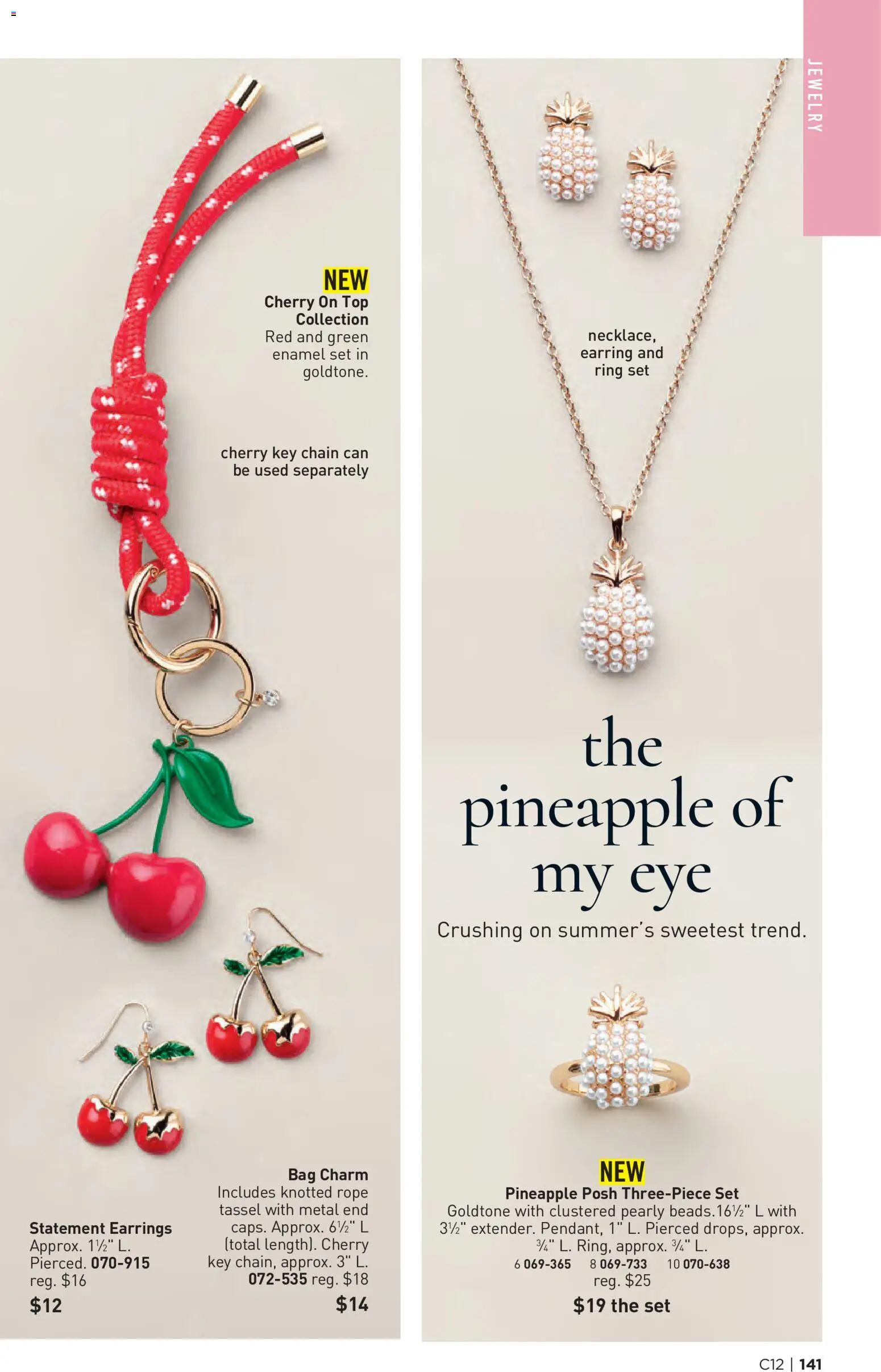 Avon Brochure - valid from 03.06.2026 | Page: 141 | Products: Ring, Pineapple, Bag