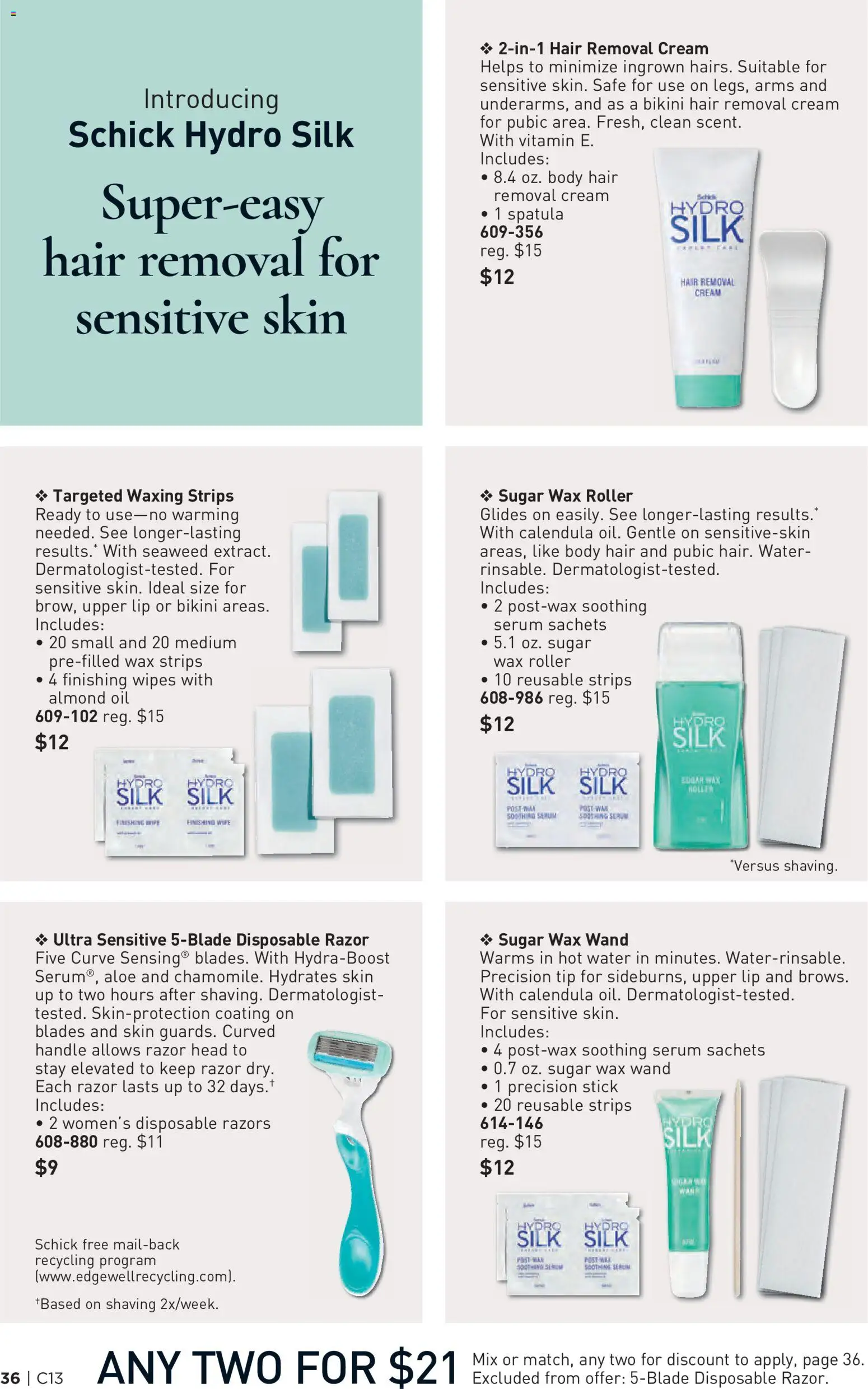 Avon Brochure - valid from 17.06.2026 | Page: 36 | Products: Safe, Oil, Cream, Sugar