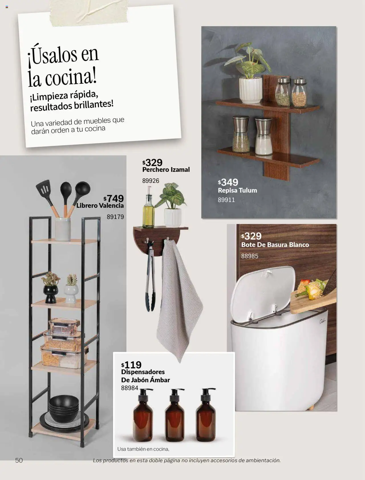 Nuevas ofertas de Vianney válidas en toda la República Mexicana desde el 05/09/2025. ¡Encuentra las mejores ofertas en Vianney - Catálogo - Biasi! | Página: 52 | Productos: Repisa, Cocina, Perchero, Jabón