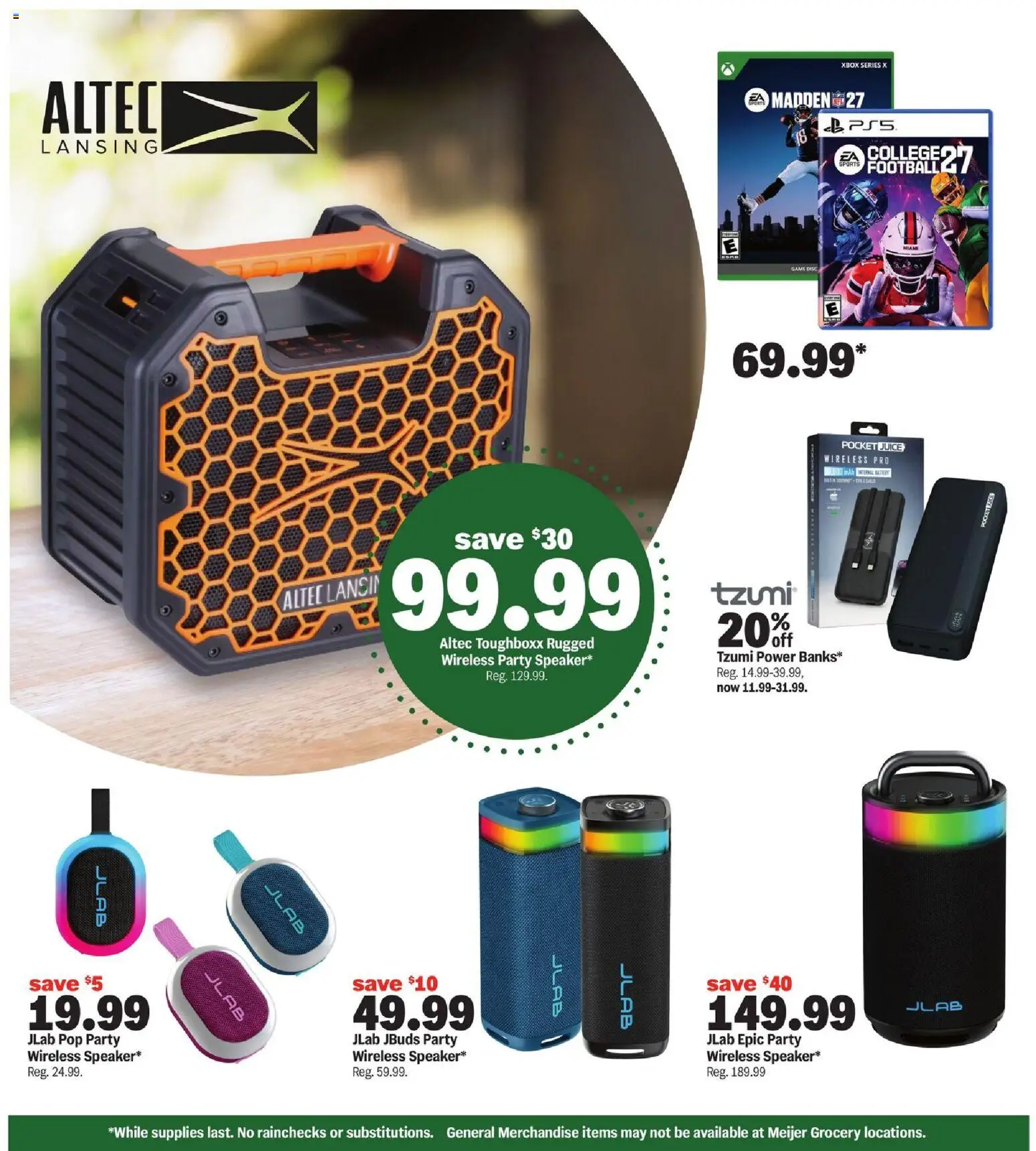 Meijer Tailgating Deals For Every Fan - valid from 09/09/2026 | Page: 6 | Products: Juice, Xbox