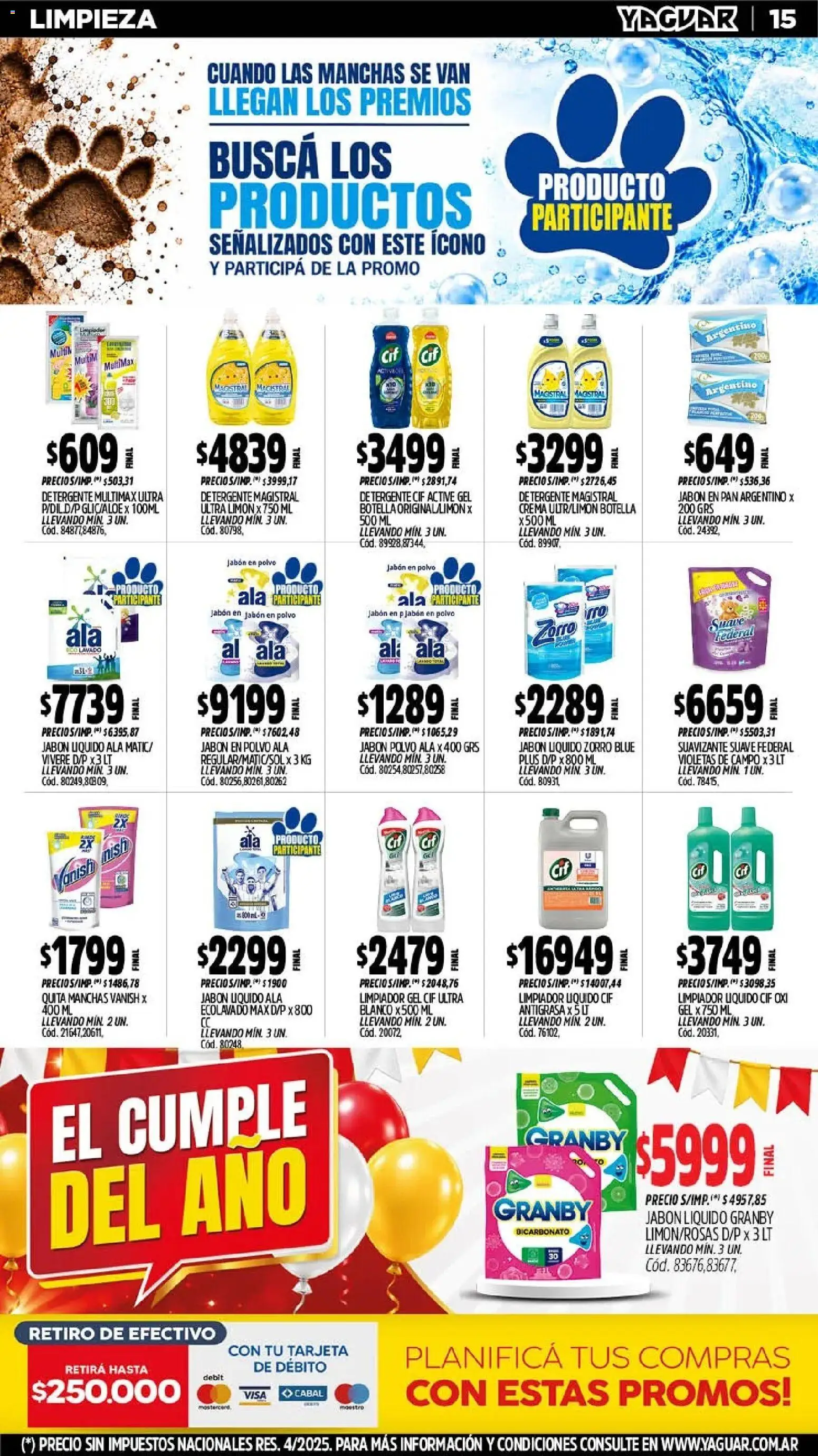 Yaguar - Oferta Semanal Neuquen │ válido desde el 26/10/2026 | Página: 17