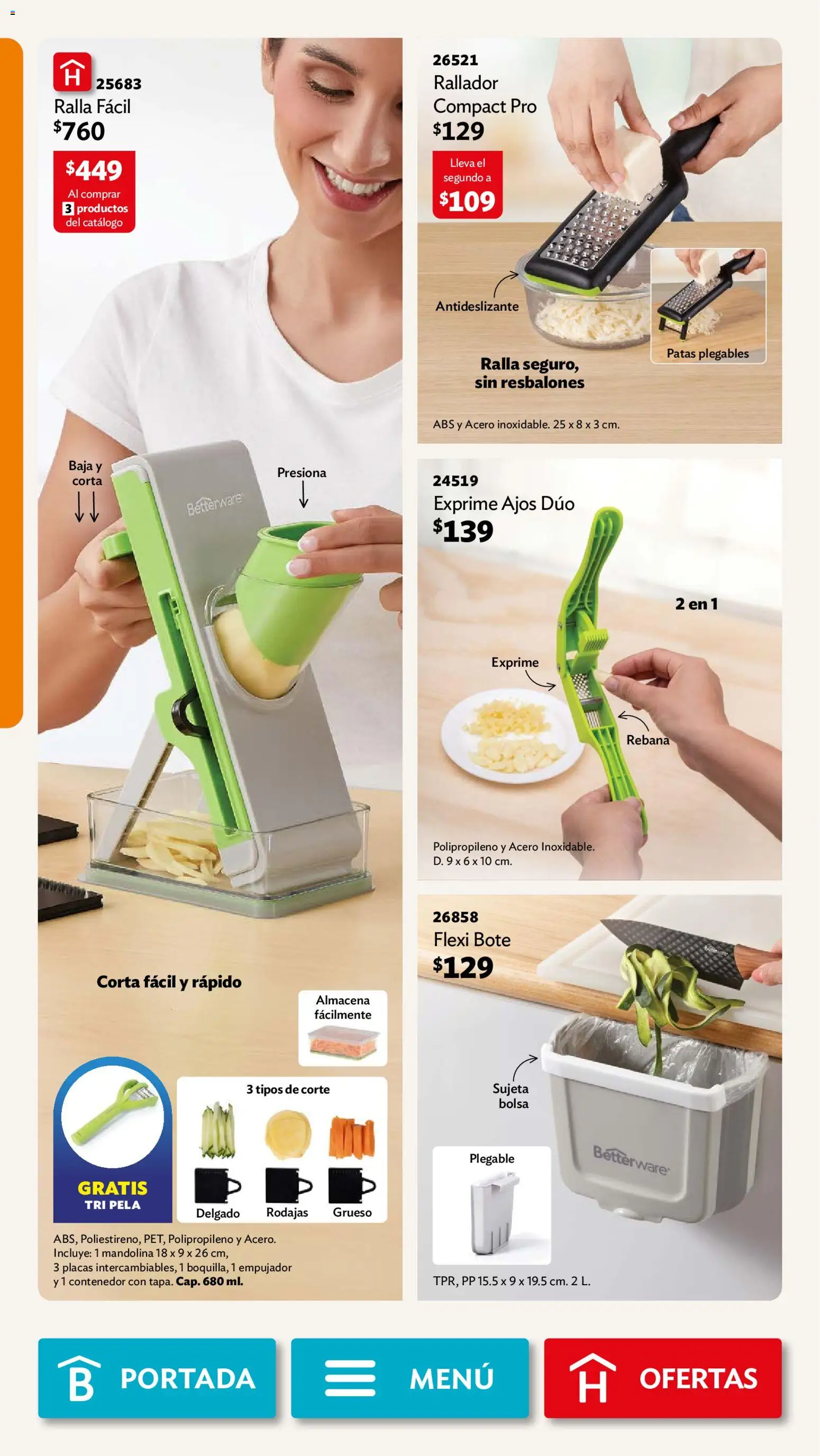 Nuevas ofertas de Betterware válidas en toda la República Mexicana desde el 02/11/2026. ¡Encuentra las mejores ofertas en Betterware campaña 11 2026! | Página: 38