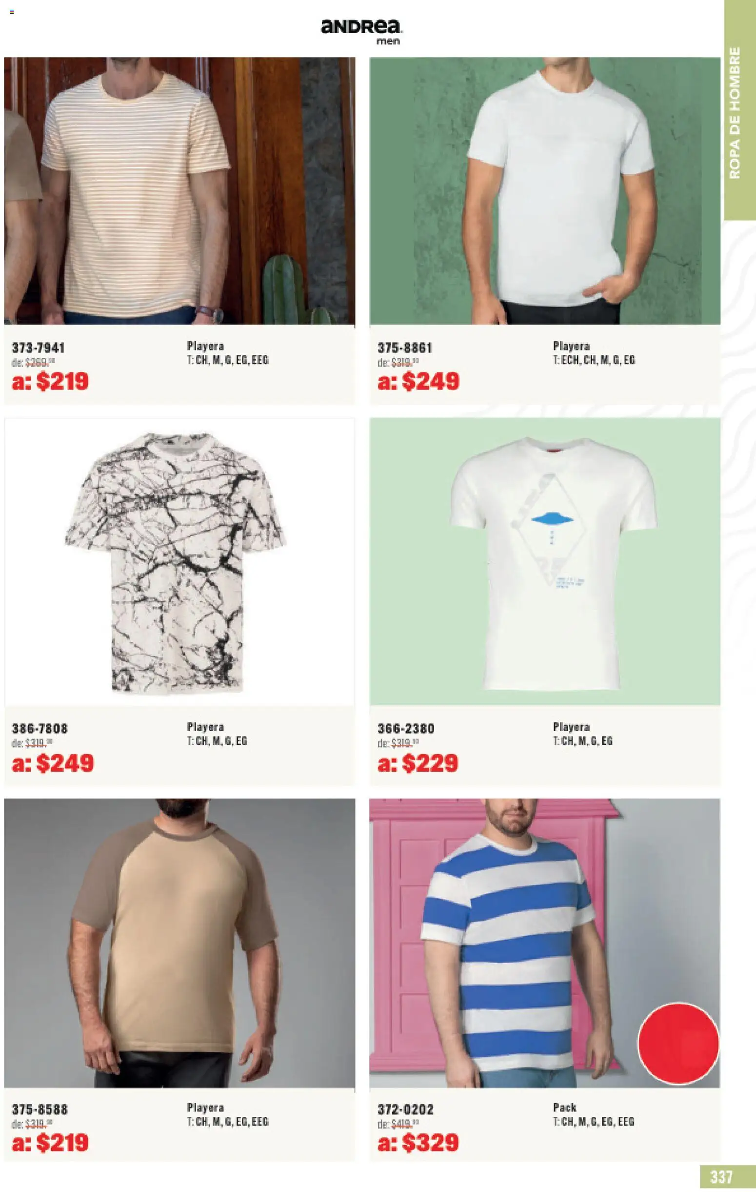 Nuevas ofertas de Andrea válidas en toda la República Mexicana desde el 31.05.2026. ¡Encuentra las mejores ofertas en Andrea catálogo Outlet! | Página: 337