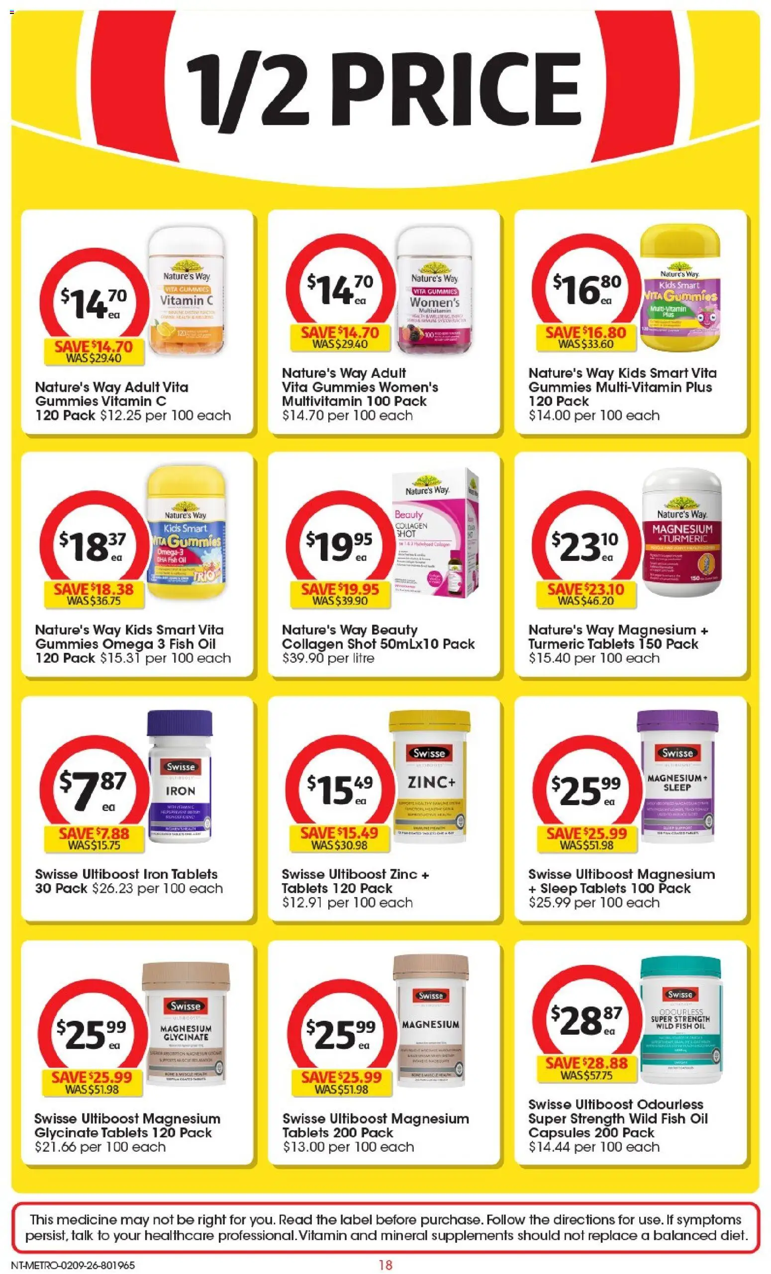 Coles catalogue - valid from 02/09/2026 | Page: 19 | Products: Omega, Multivitamin, Tablets, Vitamin