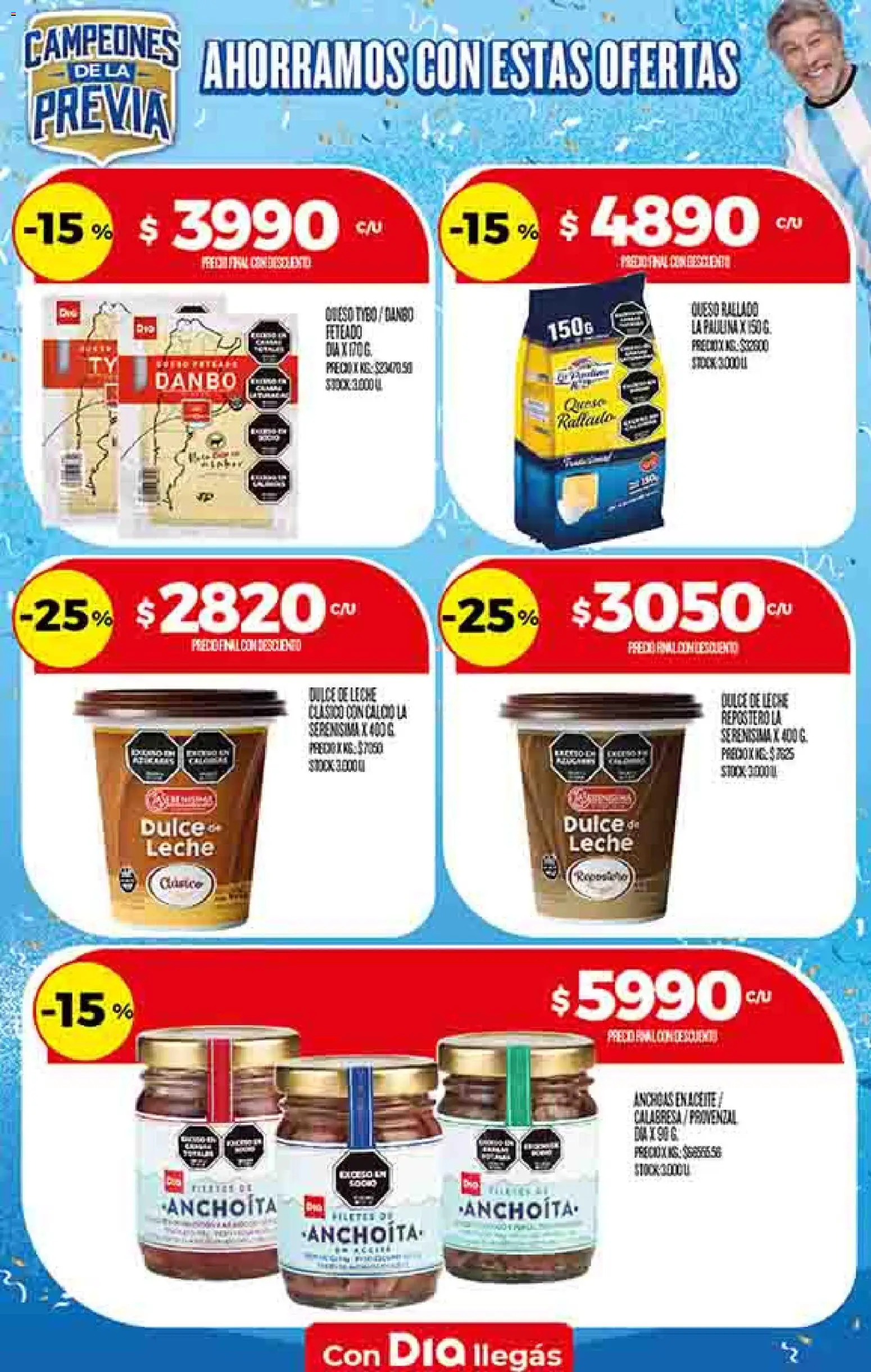 Supermercado DIA Ofertas │ válido desde el 20.05.2026 | Página: 36 | Productos: Dulce de leche, Leche, Queso, Provenzal