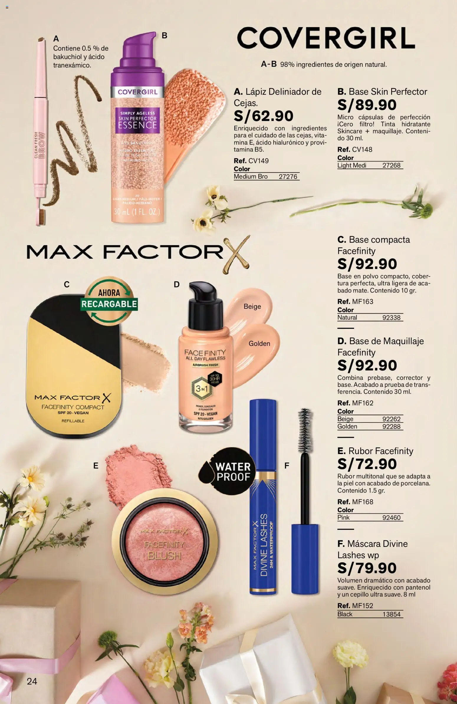 Catálogo Leonisa válido desde 27.04.2026 | Página: 24 | Productos: Maquillaje, Corrector, Polvo, Rubor