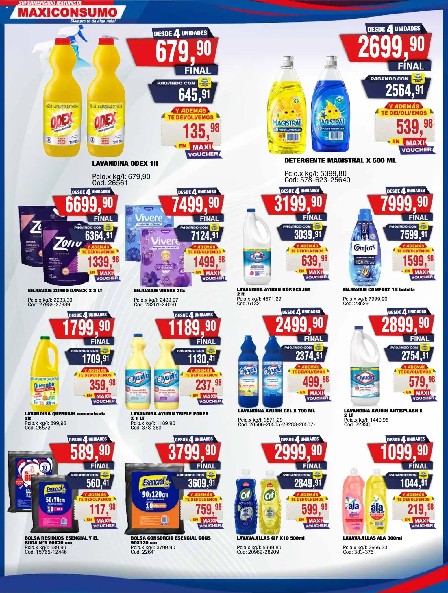 Maxiconsumo ofertas │ válido desde el 16.03.2026 | Página: 24 | Productos: Botella, Detergente, Agua, Té