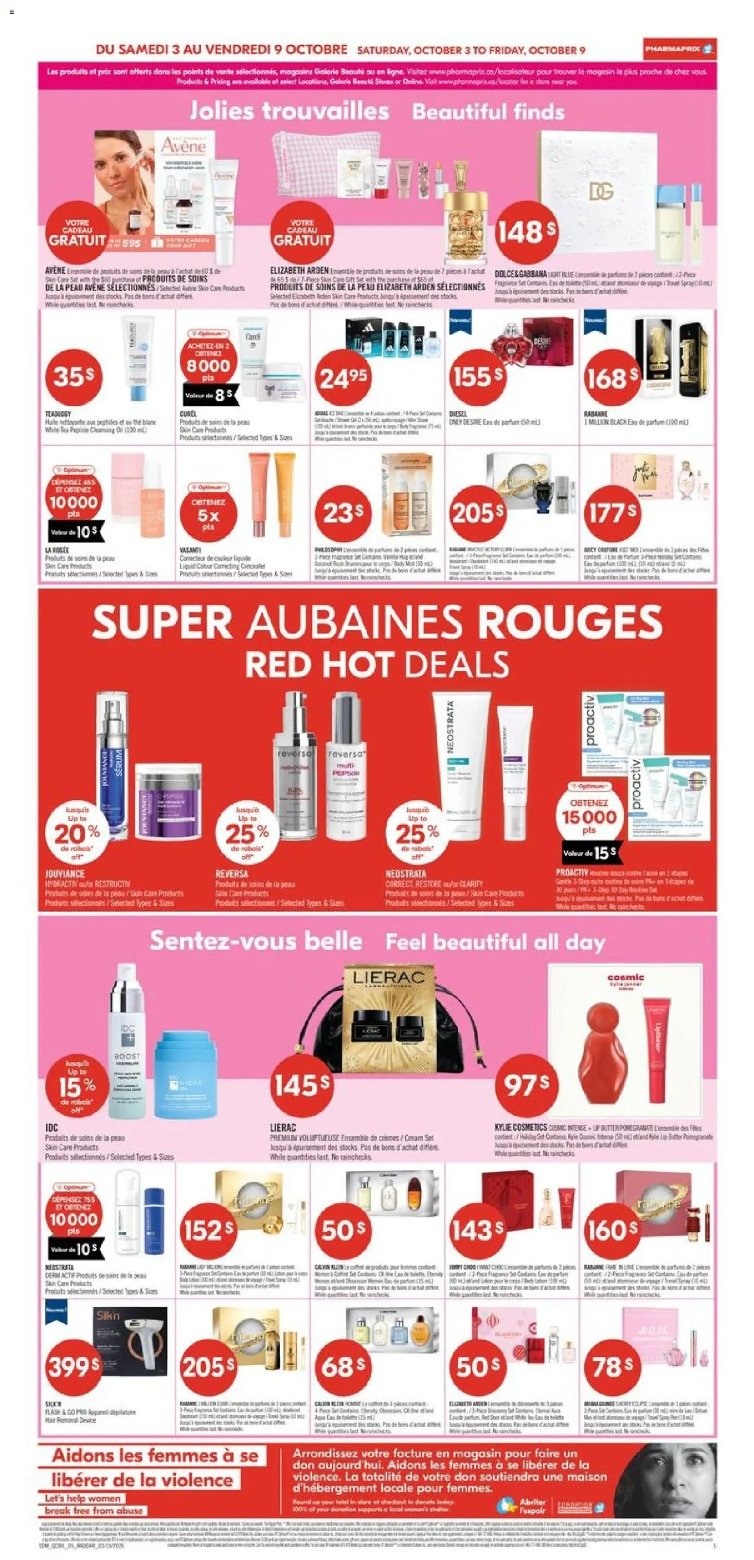 Pharmaprix flyer valid from Oct 3, 2026 | Page: 13 | Products: Tea, Cream, White tea, Oil