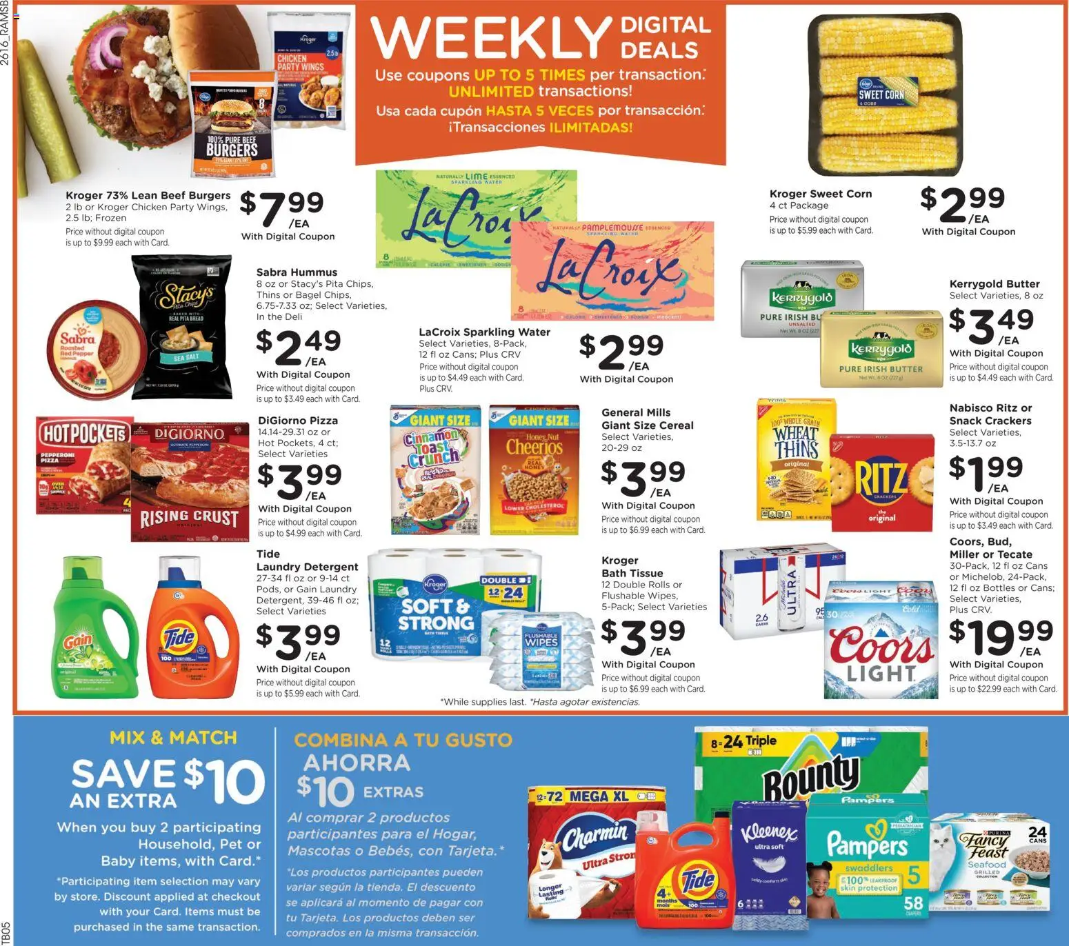 Ralphs Weekly Ad - valid from 20.05.2026 | Page: 2 | Products: Bread, Pizza, Detergent, Lime