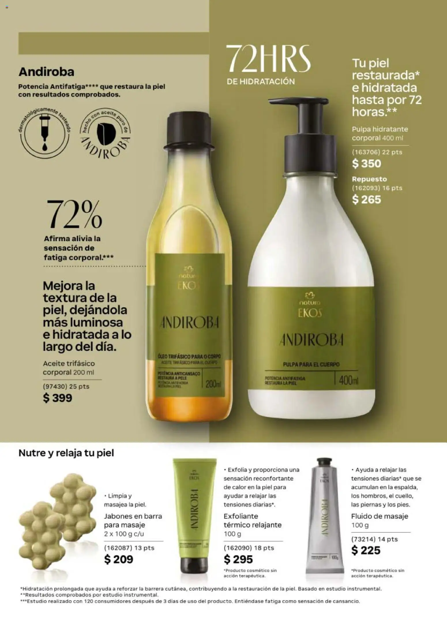 Nuevas ofertas de Natura válidas en toda la República Mexicana desde el 20/02/2026. ¡Encuentra las mejores ofertas en Natura campaña 4 2026! | Página: 97 | Productos: Aceite, Exfoliante, Barra