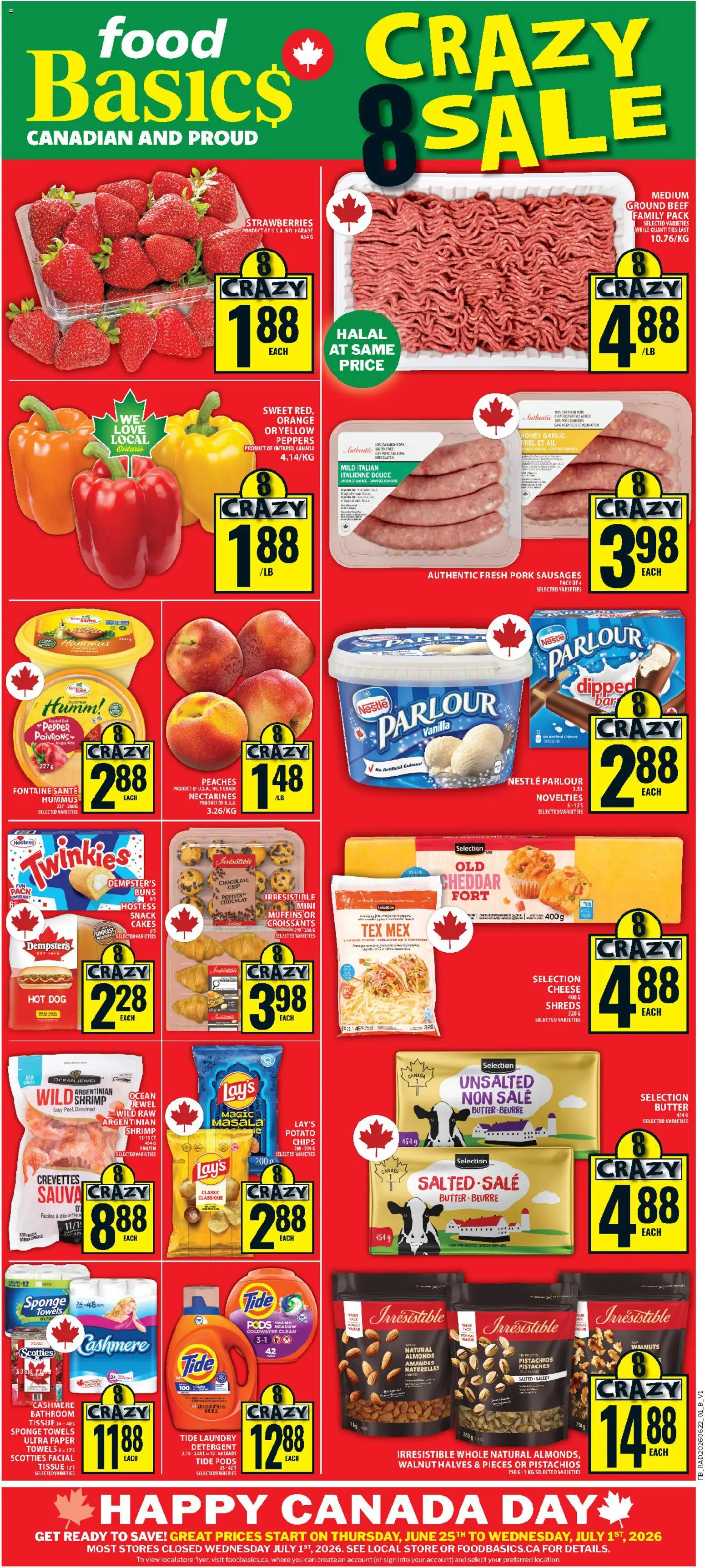 Food Basics flyer valid from Jun 25, 2026 | Page: 1